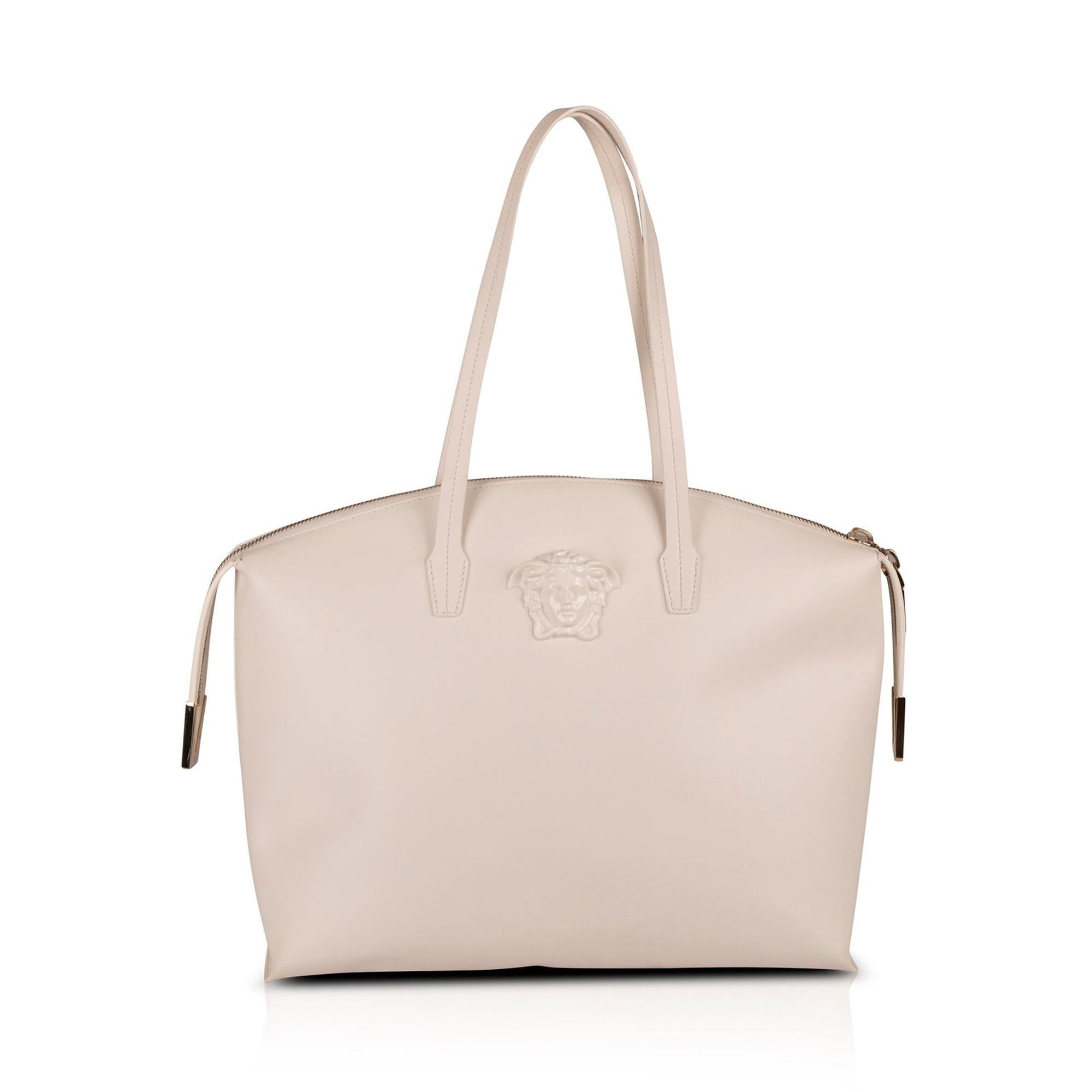 Versace Large Medusa Leather Tote