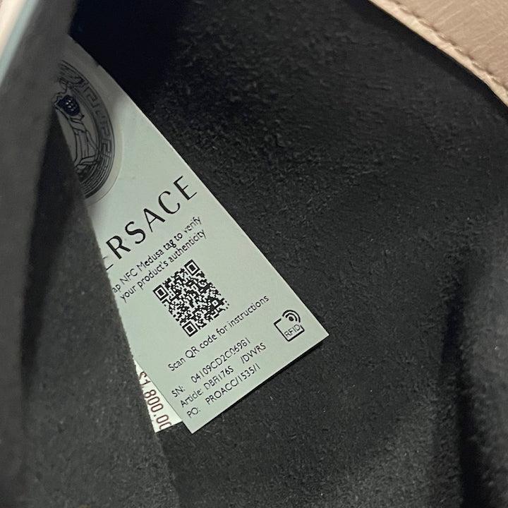 Versace Large Palazzo Leather Tote w/ Pouch