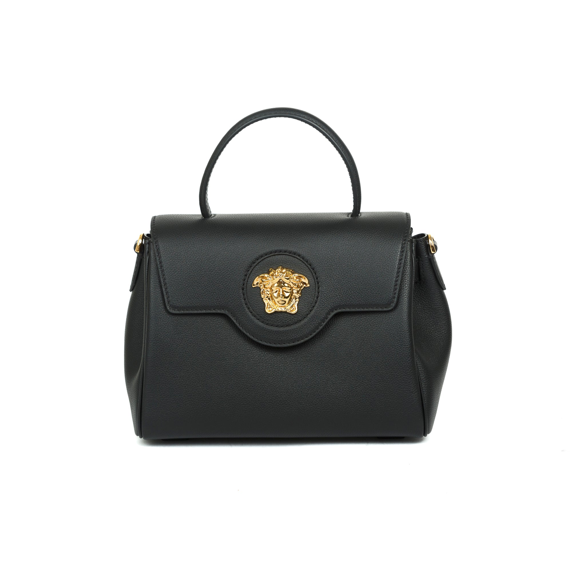 Versace Medium La Medusa Handle Bag w/ Straps