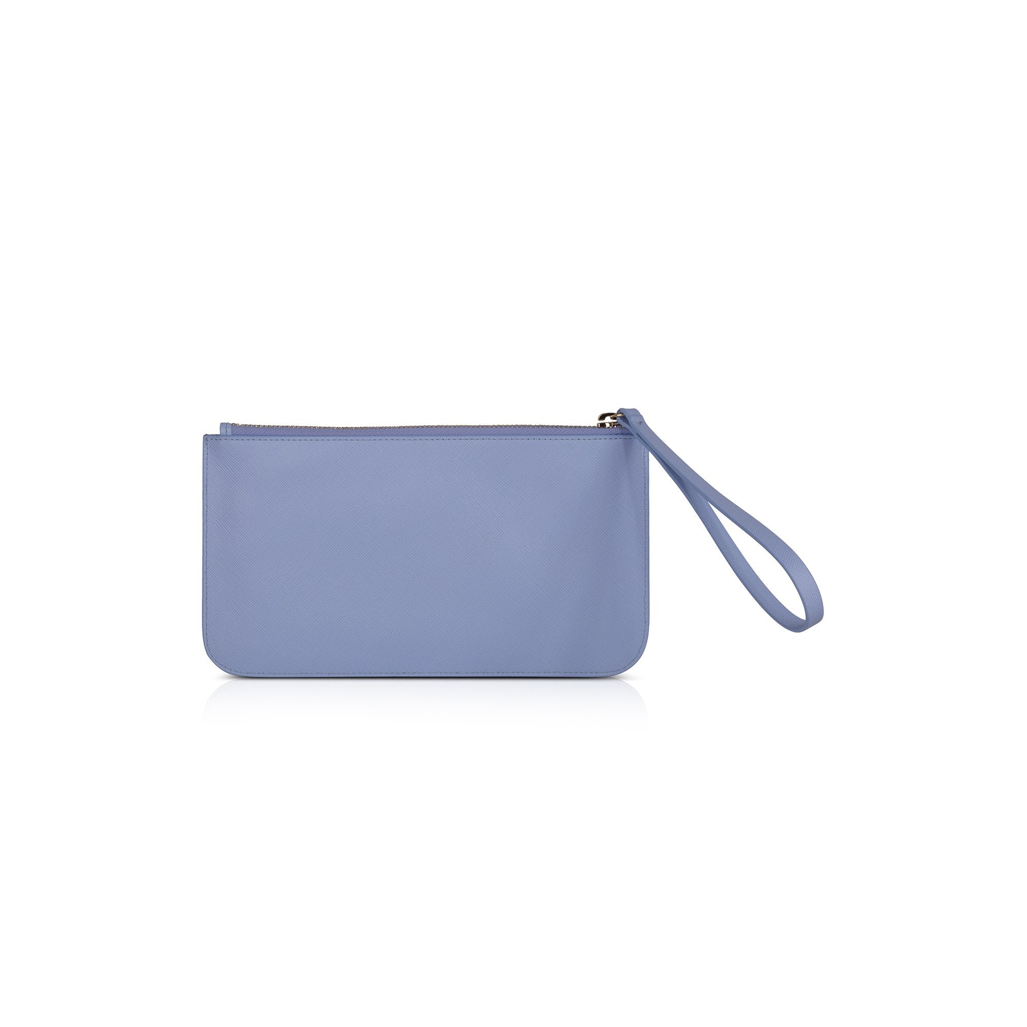 Versace Small Medusa Leather Wristlet Pouch