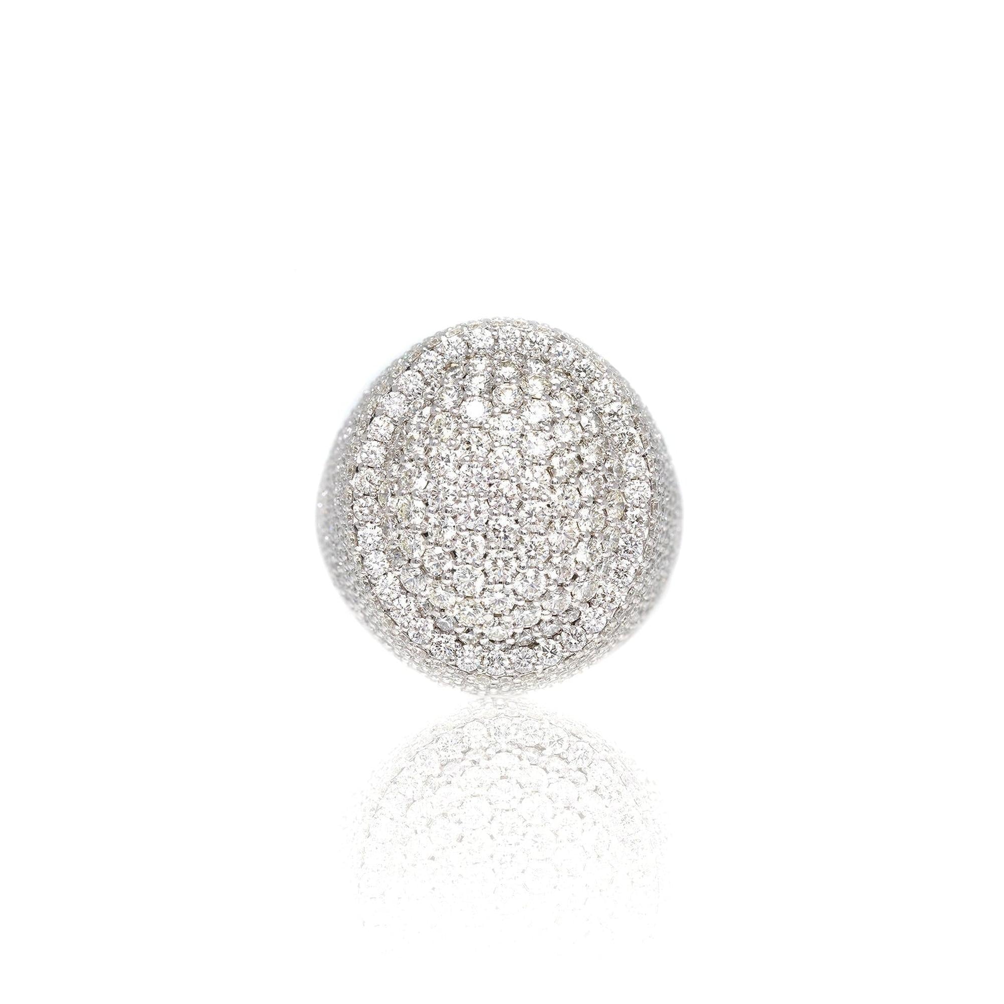 White Carat Men's 7.00 ct. Diamond Oval Ring