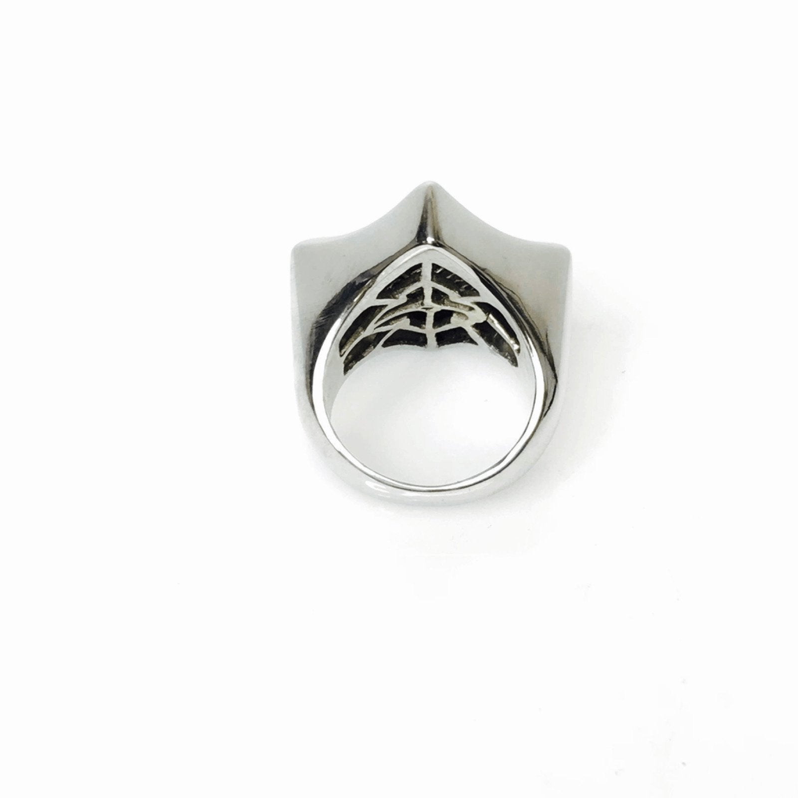 White Gold Gents Fancy Design Diamond Cluster Ring