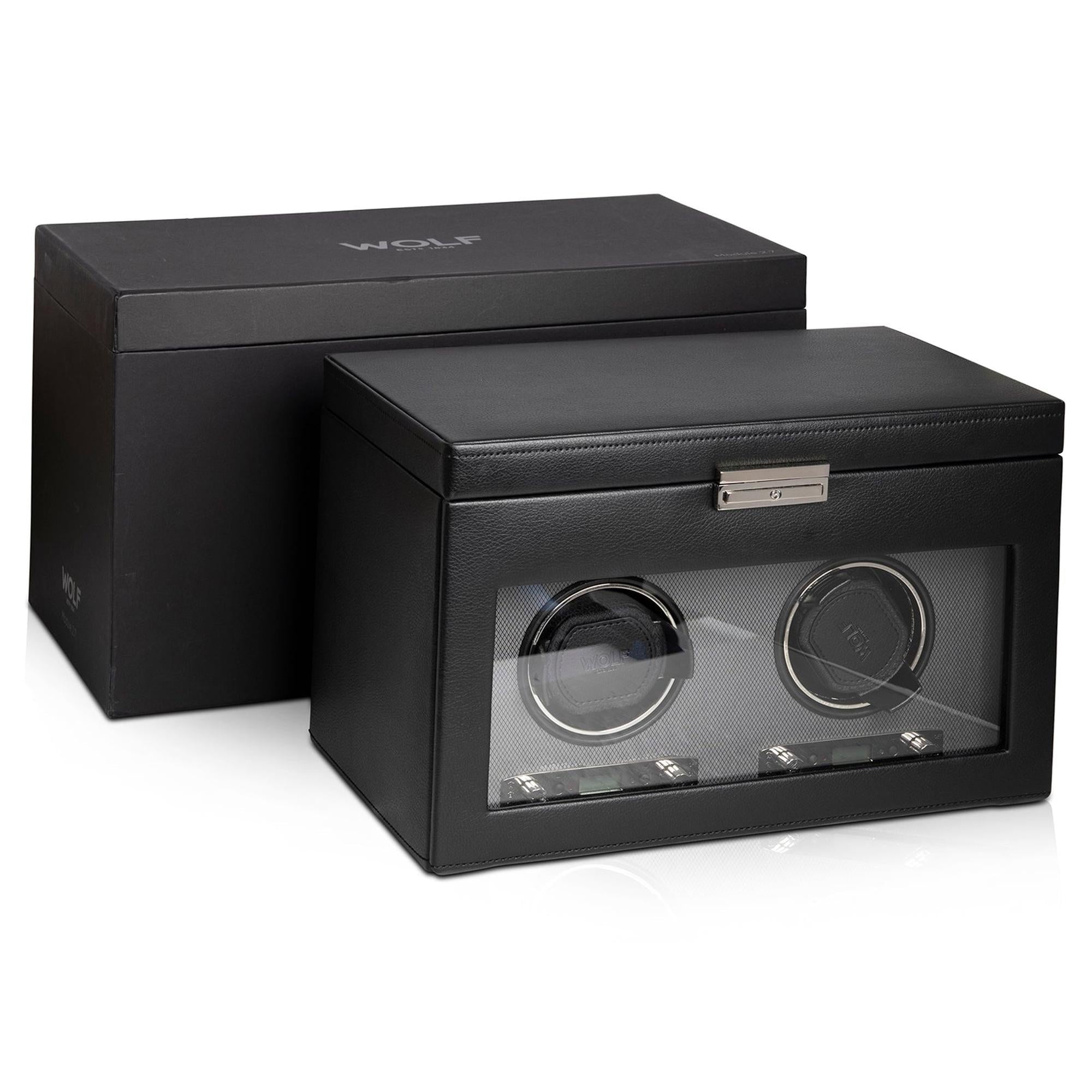 Wolf Viceroy Module 2.7 Double Watch Winder w/ Box