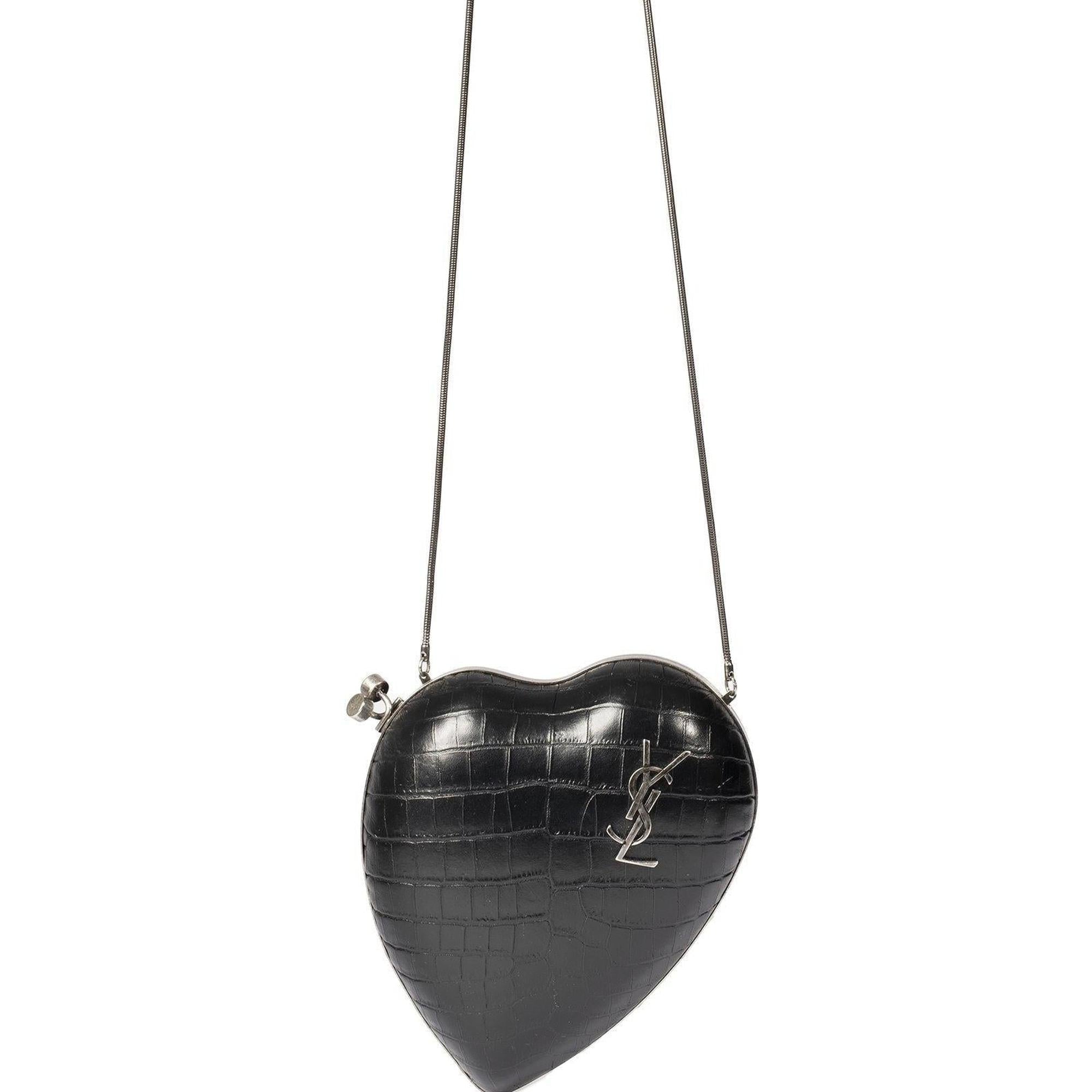 Yves Saint Laurent Croc Embossed Love Box