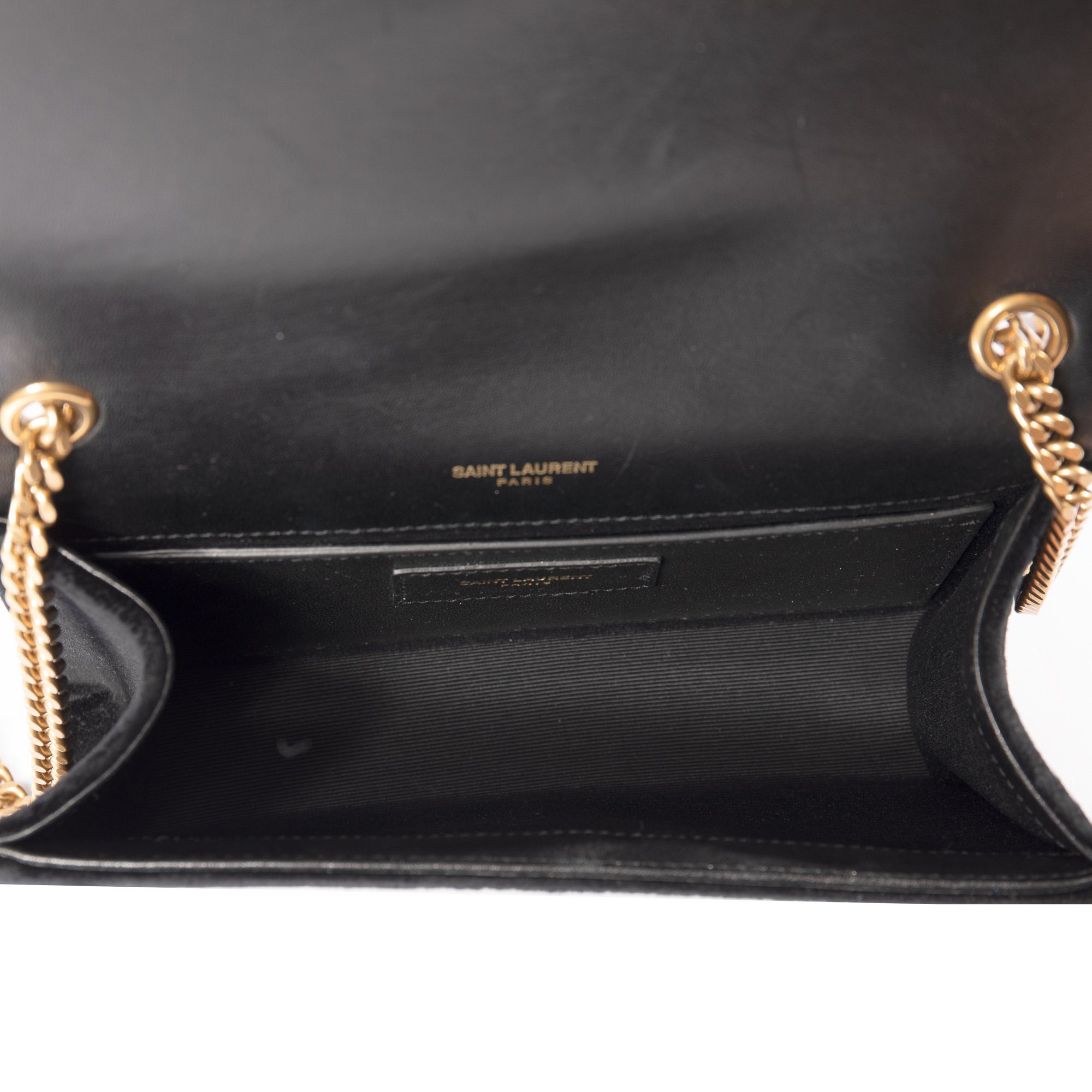 Yves Saint Laurent Velvet Kate Tassel Bag