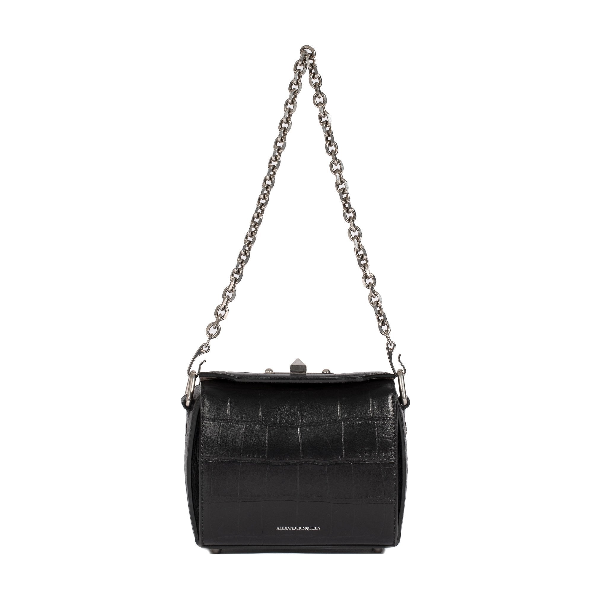 Alexander McQueen Embossed Box Bag 19