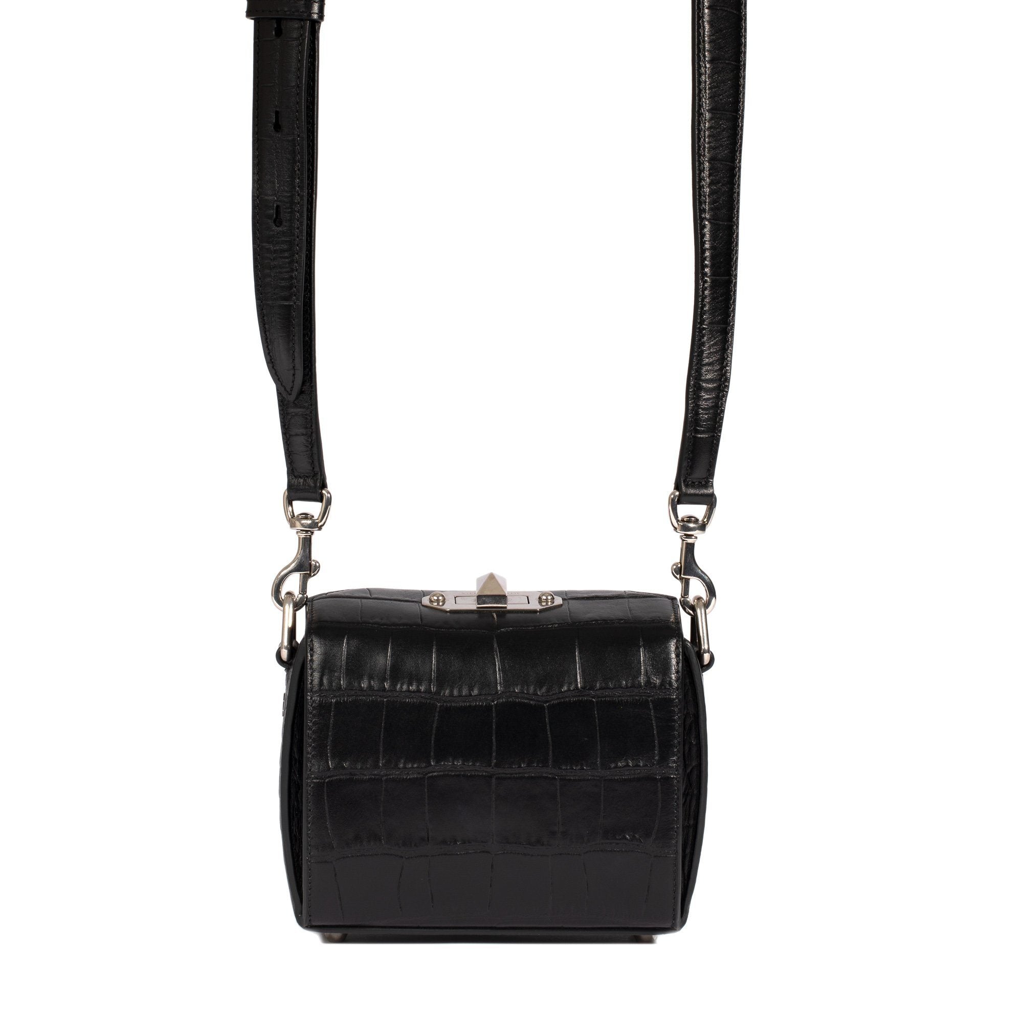 Alexander McQueen Embossed Box Bag 19