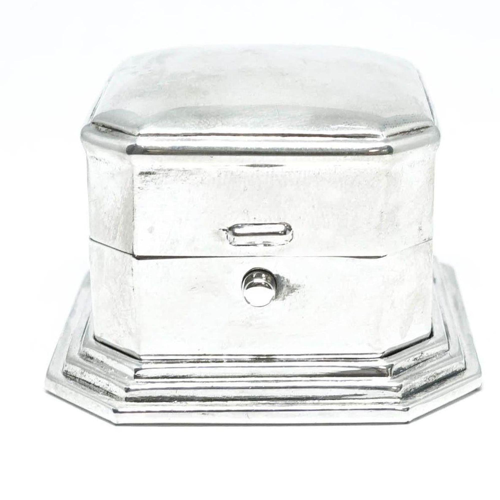 Birks Vintage Sterling Silver Ring Box