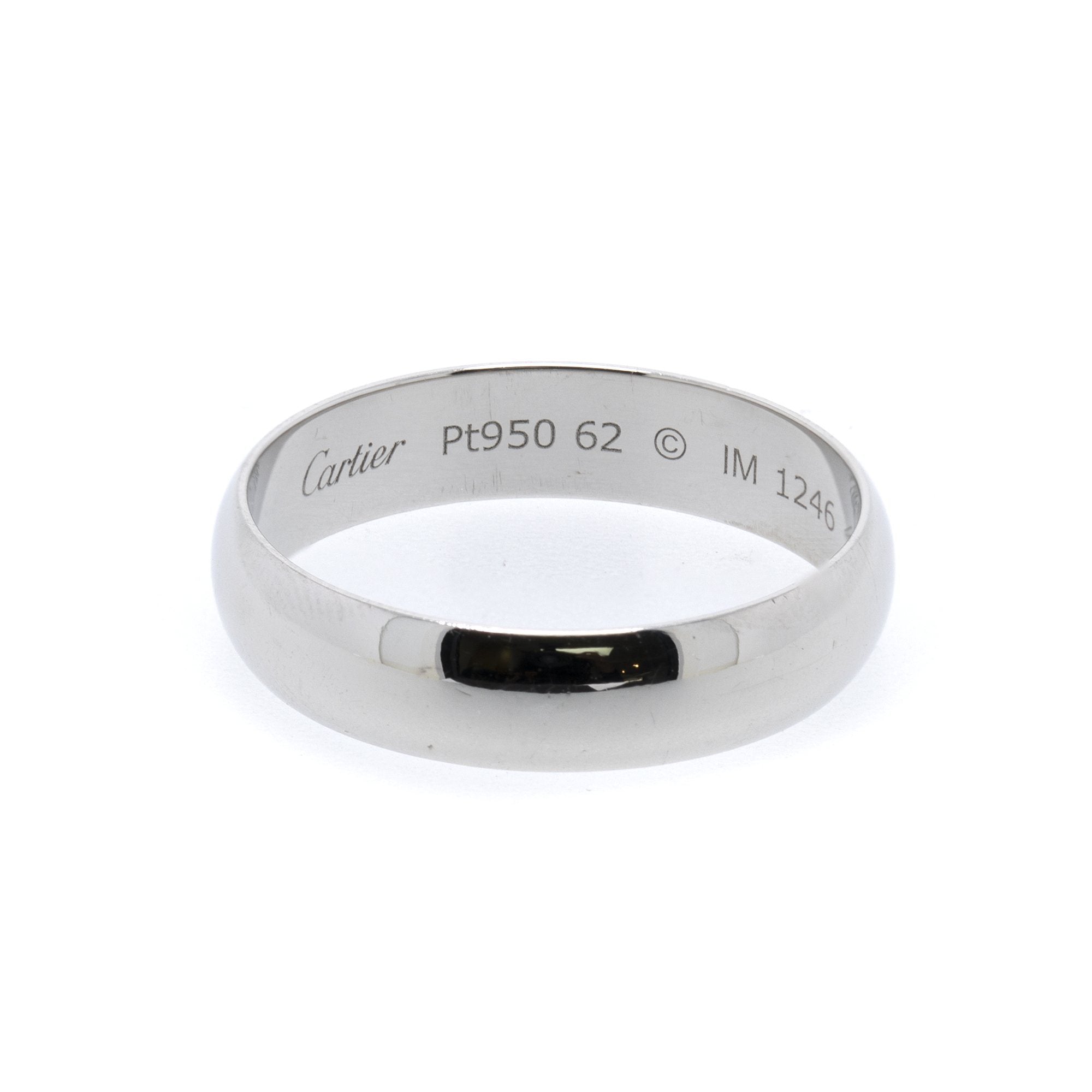 Cartier Platinum 1895 Wedding Band