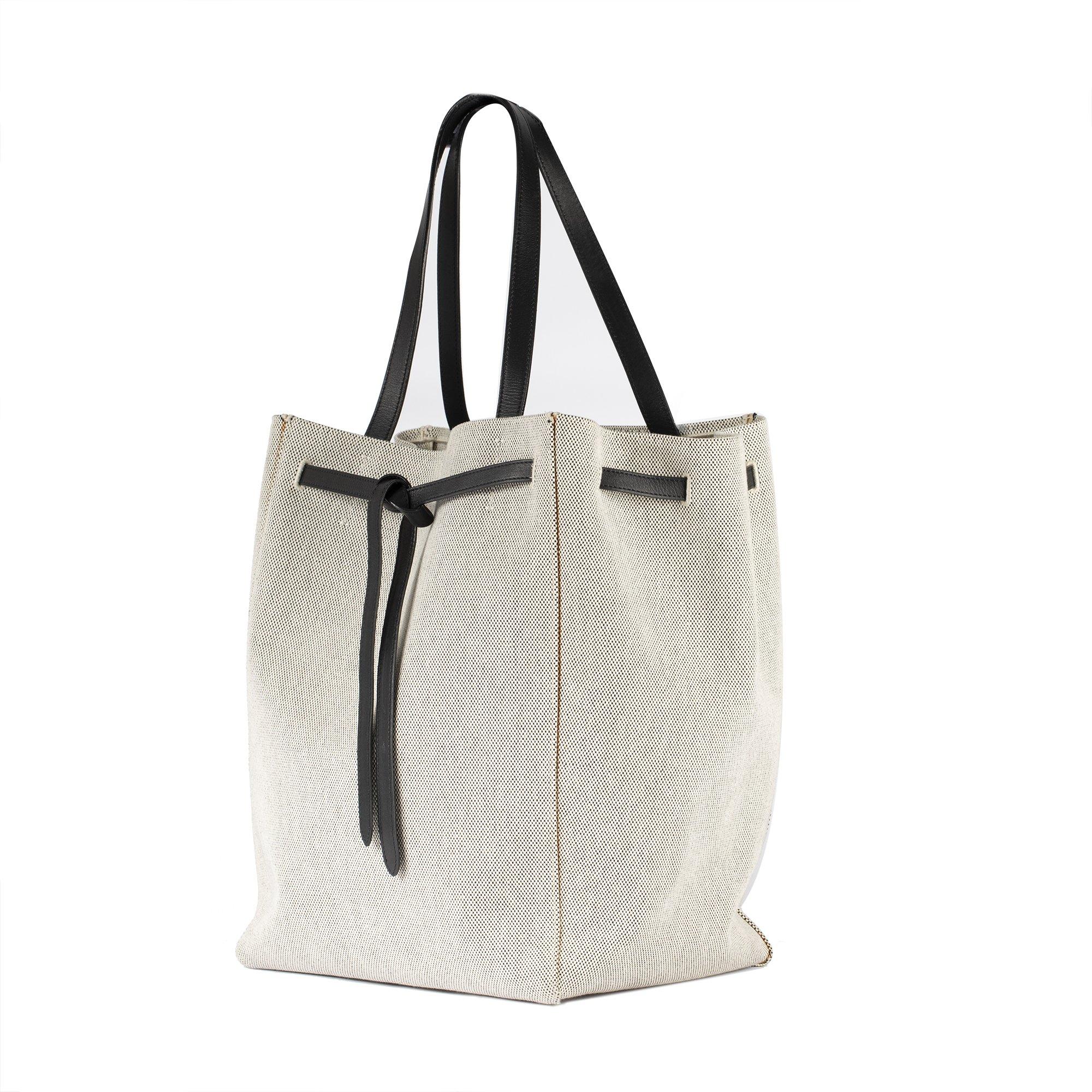 Celine Canvas Phantom Cabas Tote w/Belt