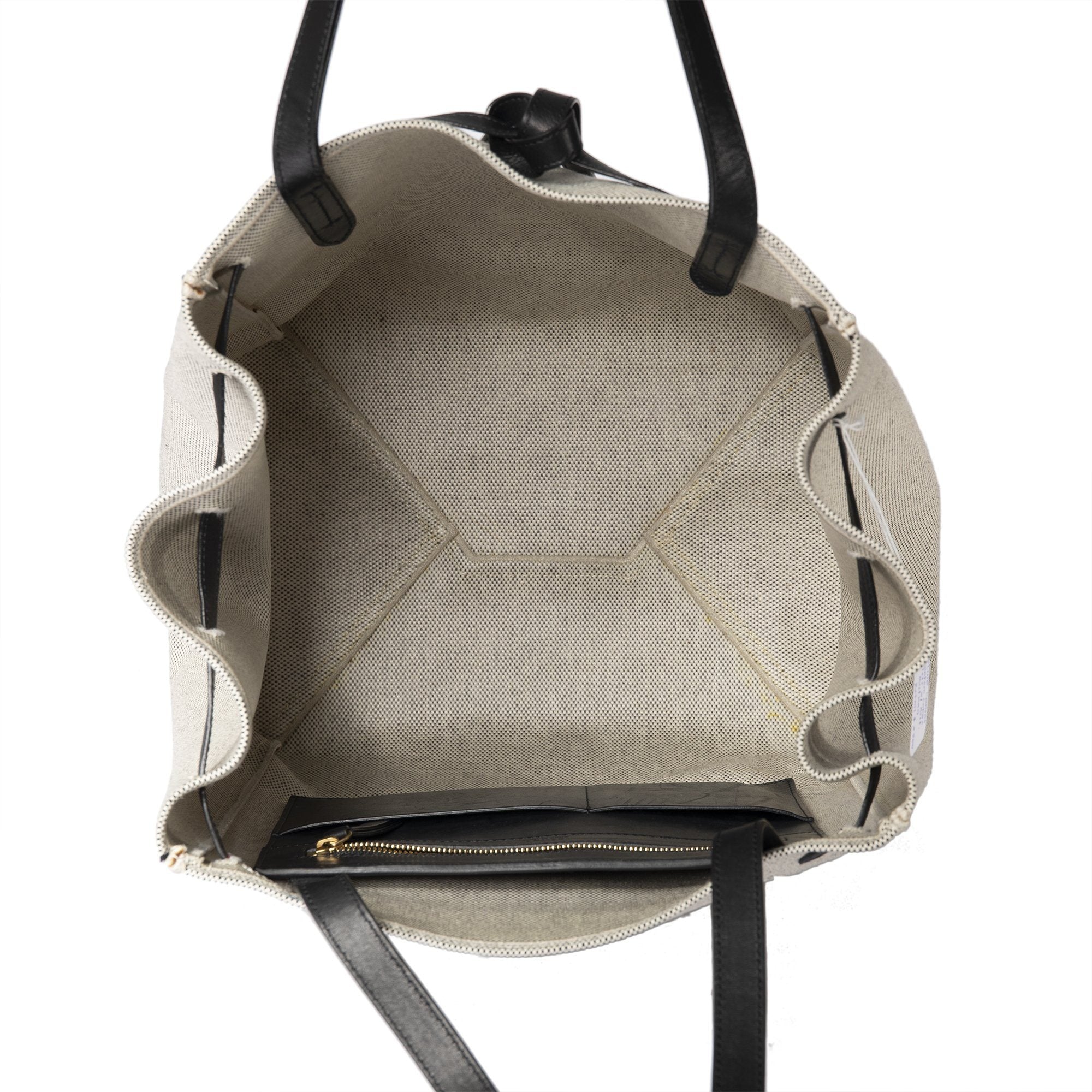 Celine Canvas Phantom Cabas Tote w/Belt