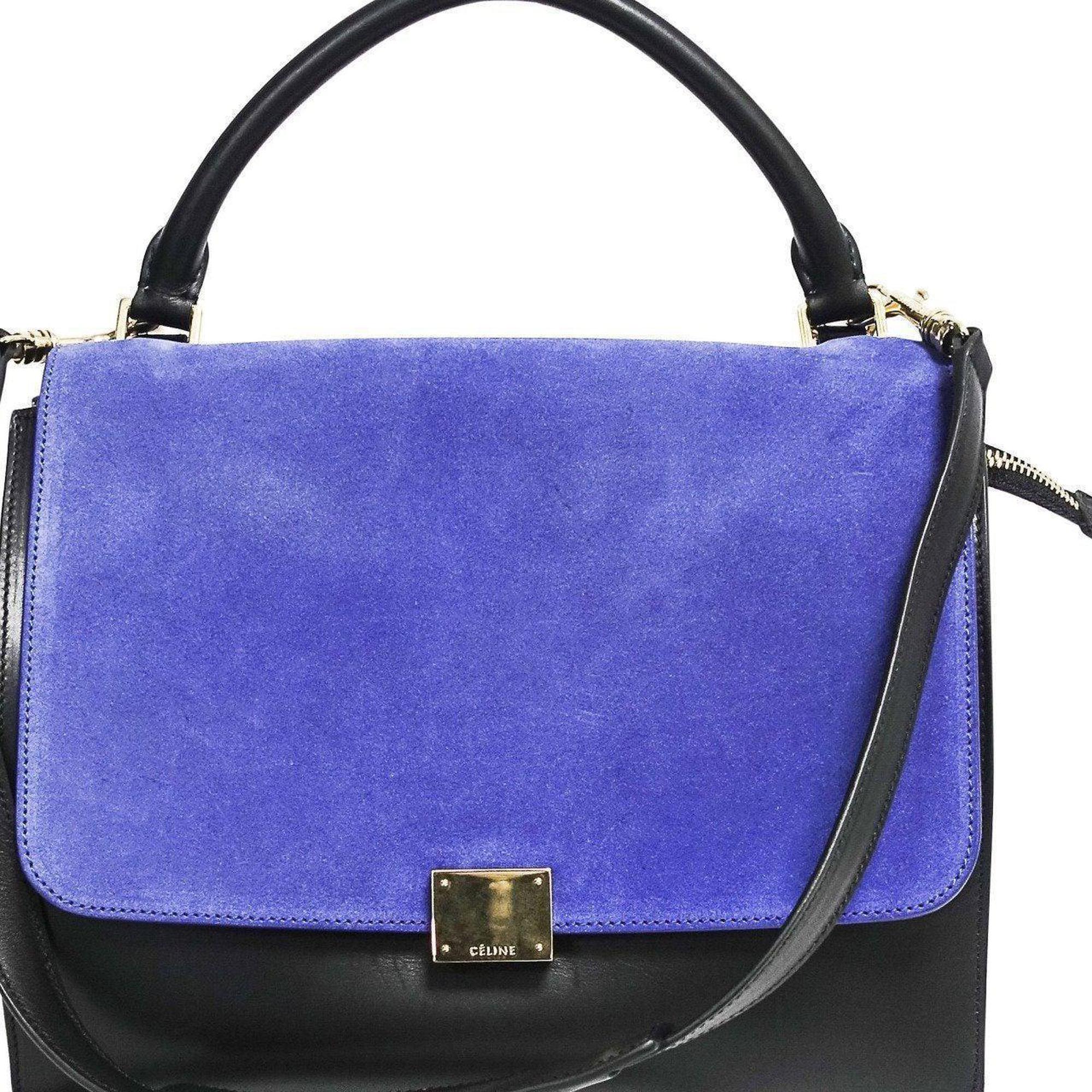 Celine Tricolour Medium Trapeze Bag