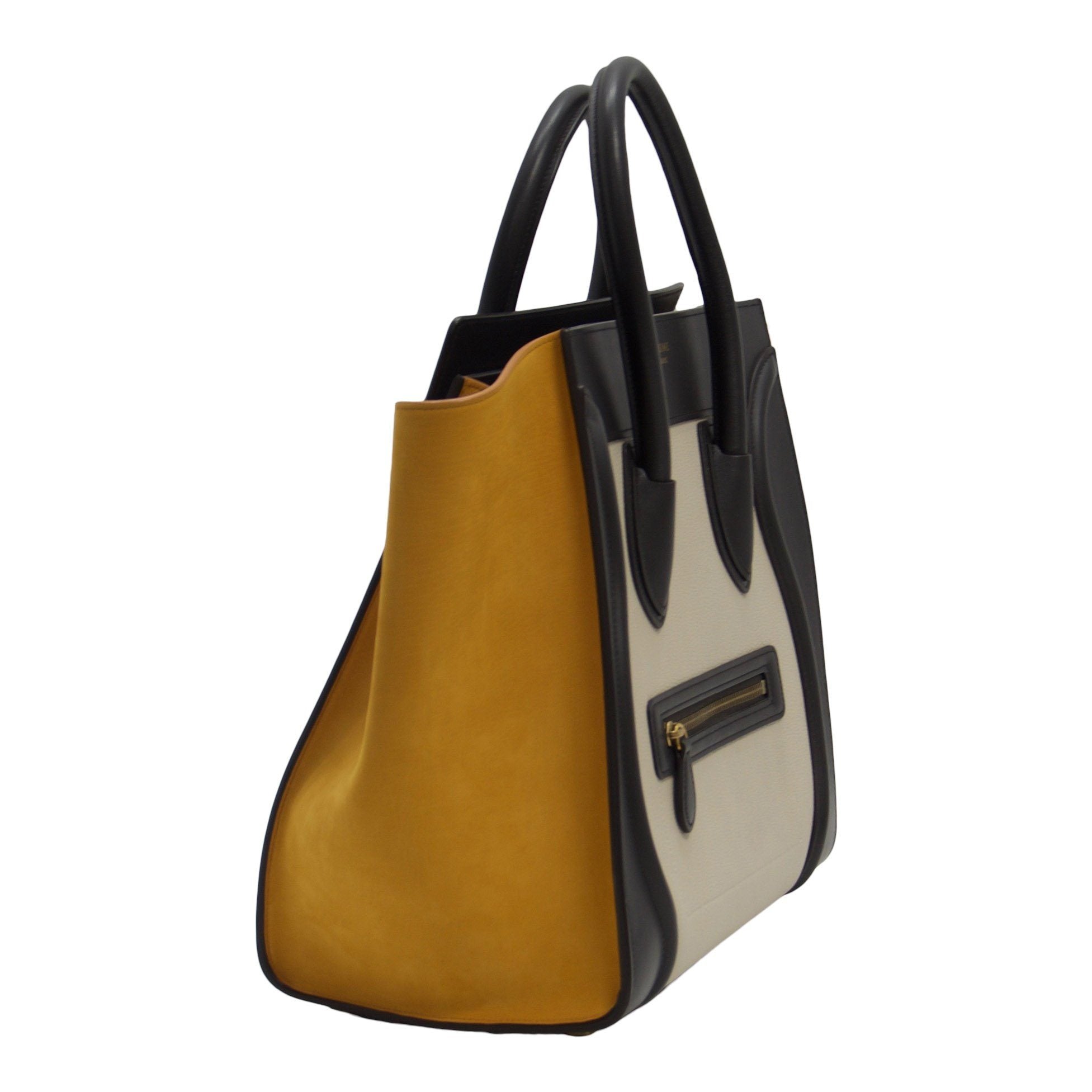 Celine Tricolour Mini Luggage Tote