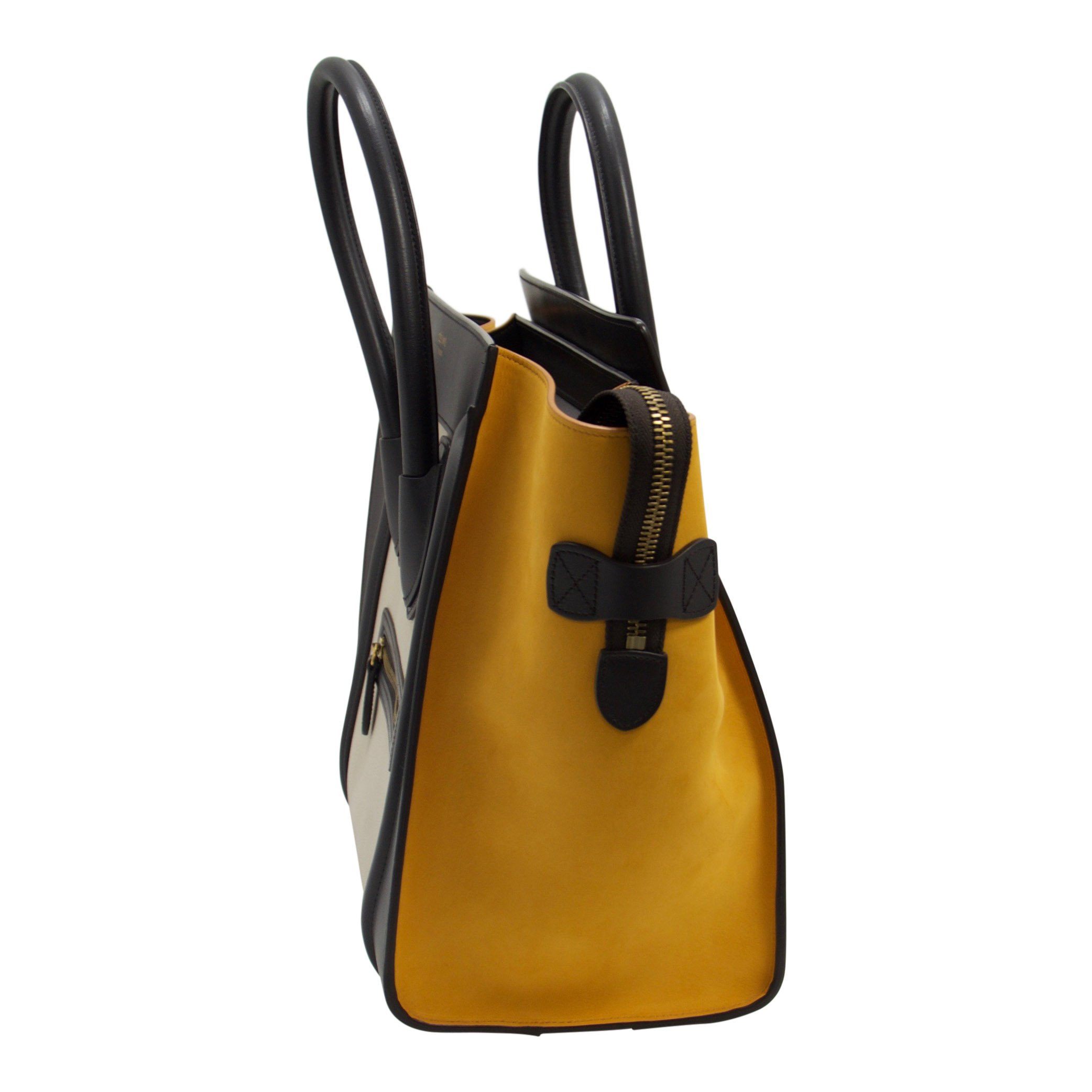 Celine Tricolour Mini Luggage Tote