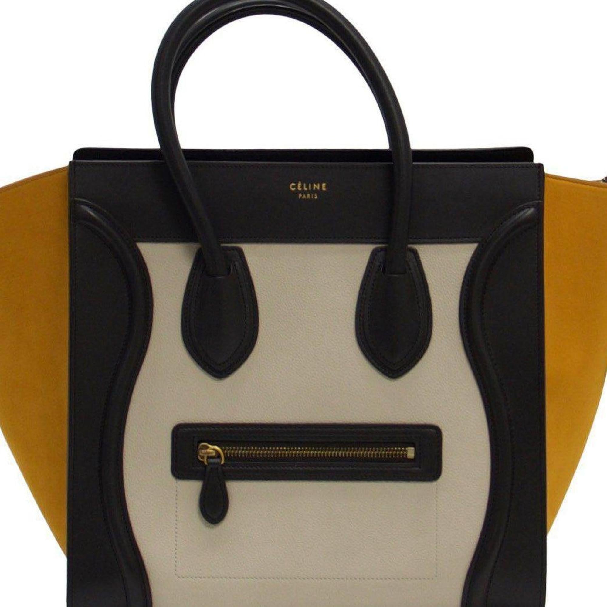 Celine Tricolour Mini Luggage Tote