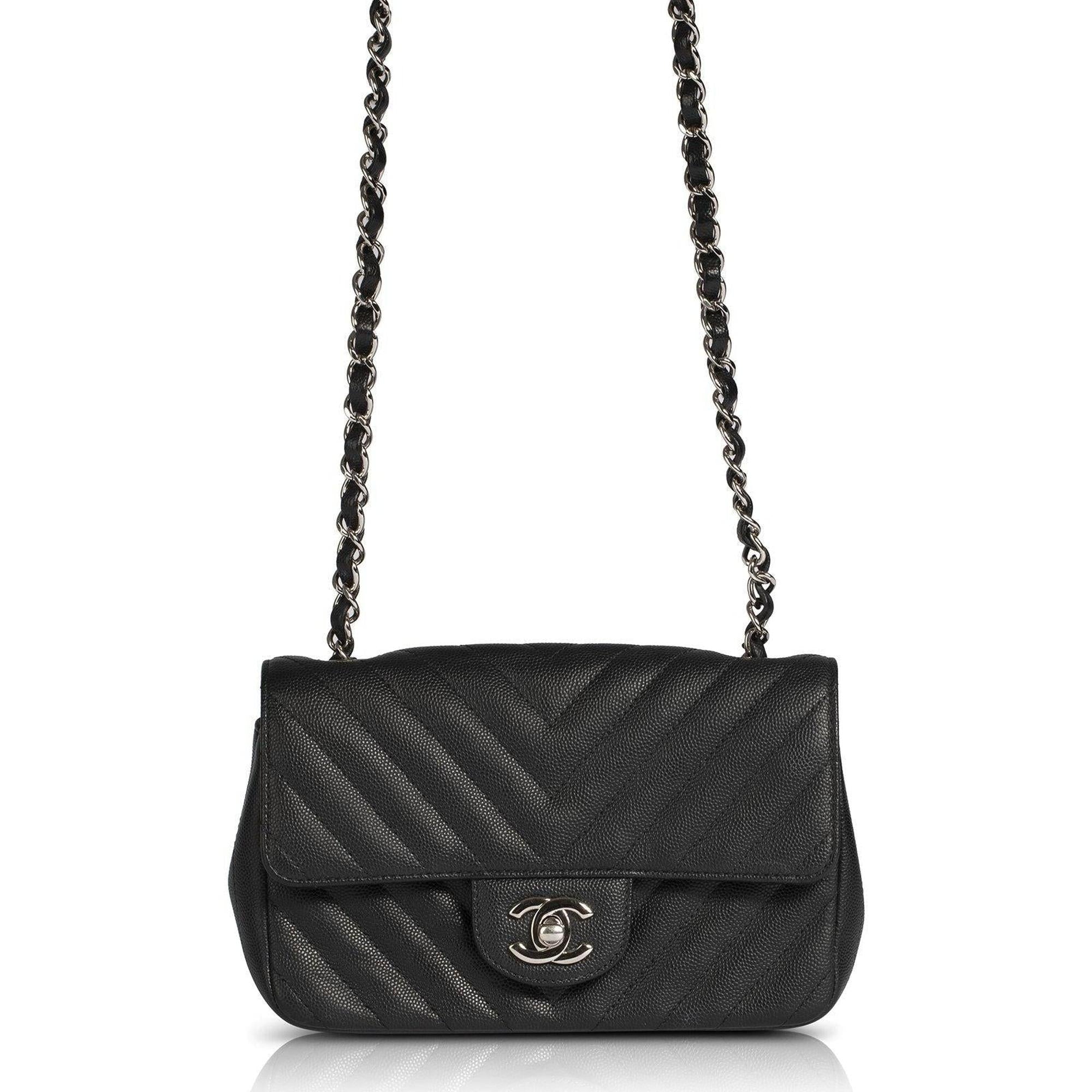 Chanel 2018 Chevron Mini Flap Bag