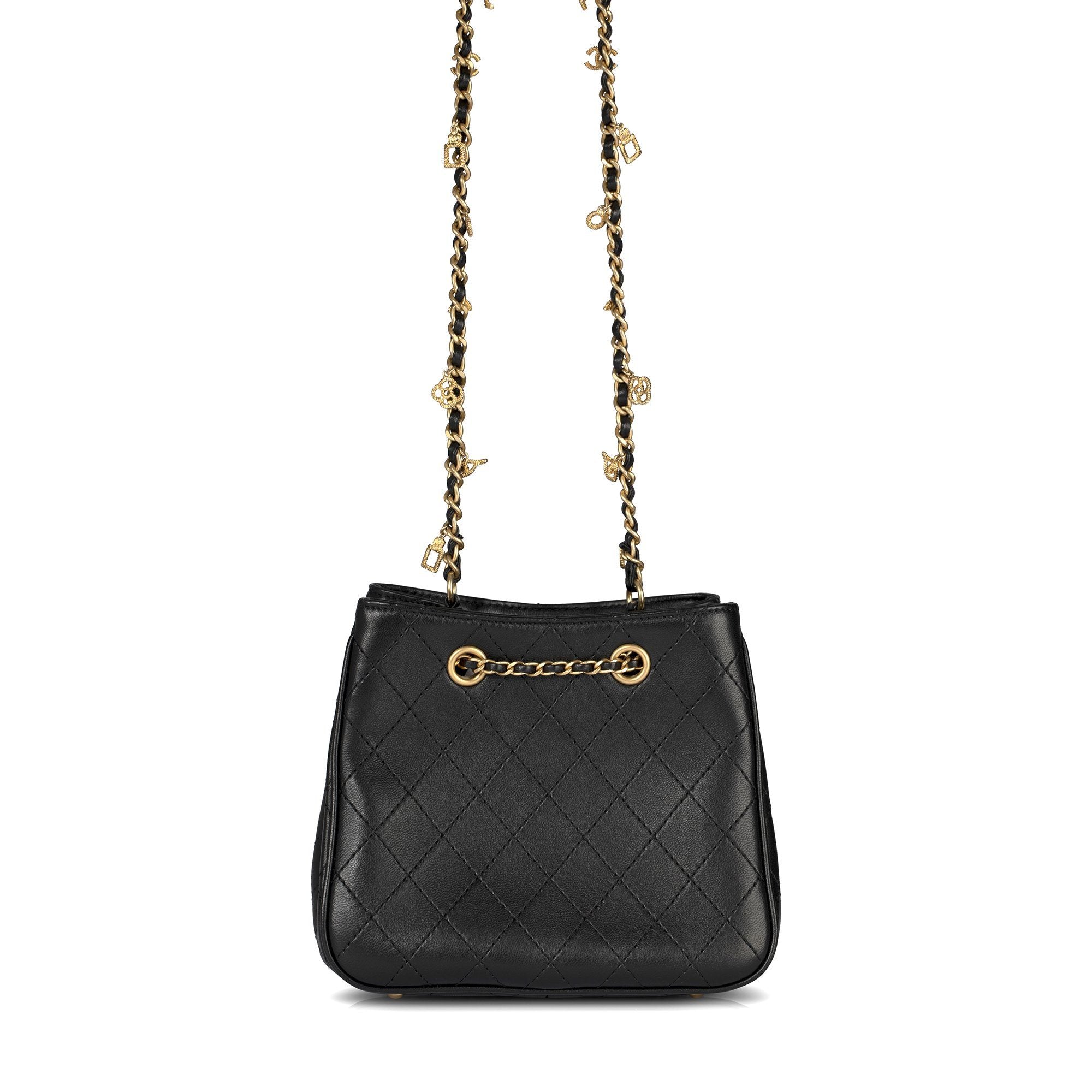 Chanel String Bag Chanel 2019 Sac Cordon Drawstring Bag – OLIVER'S