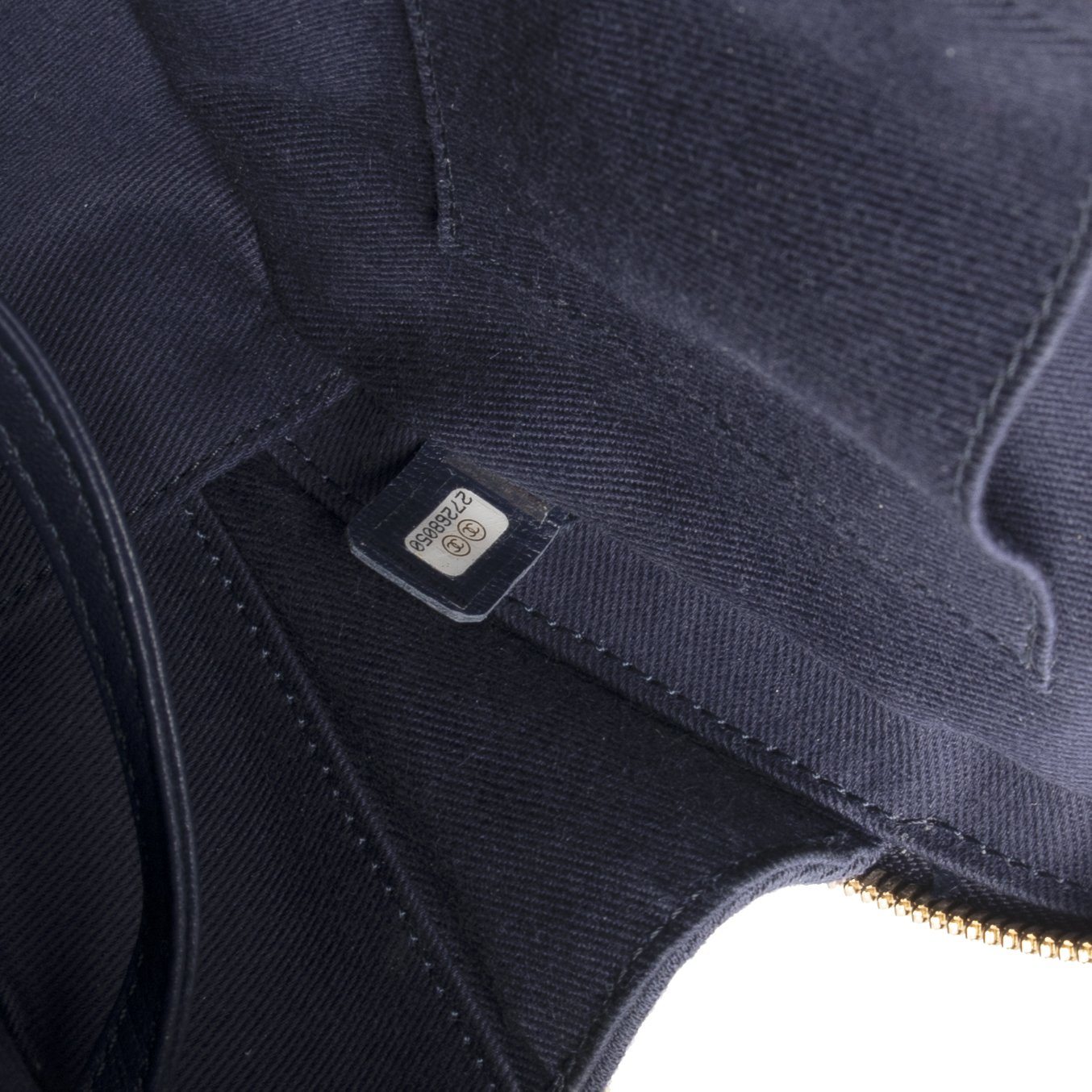 Chanel 2019 Small Chevron Jersey Bowling Bag