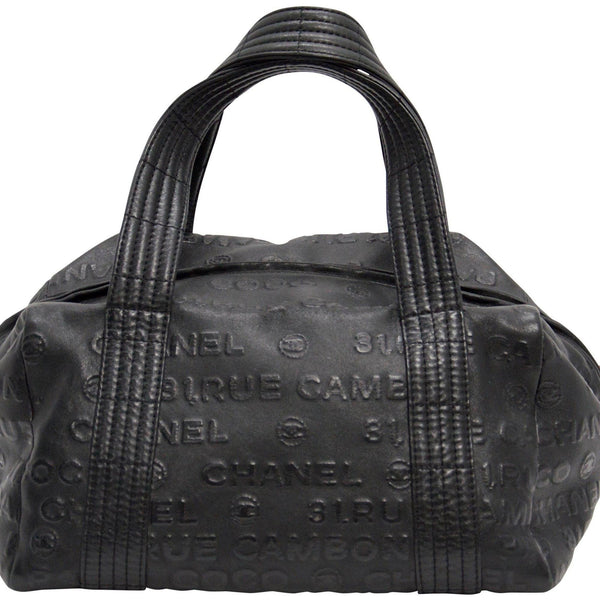 CHANEL ブラック ハンドバッグ 31 RUE CAMBON chanel-31-rue-cambon-embossed-