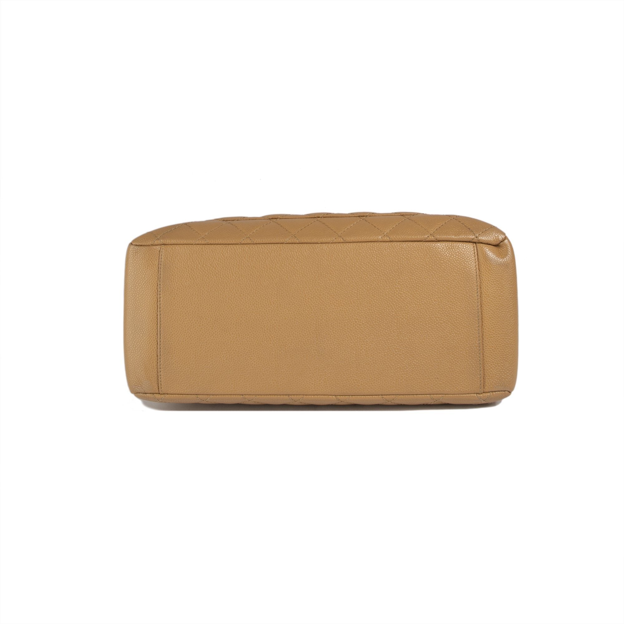 Chanel Beige Caviar Leather Grand Shopping Tote (GST)