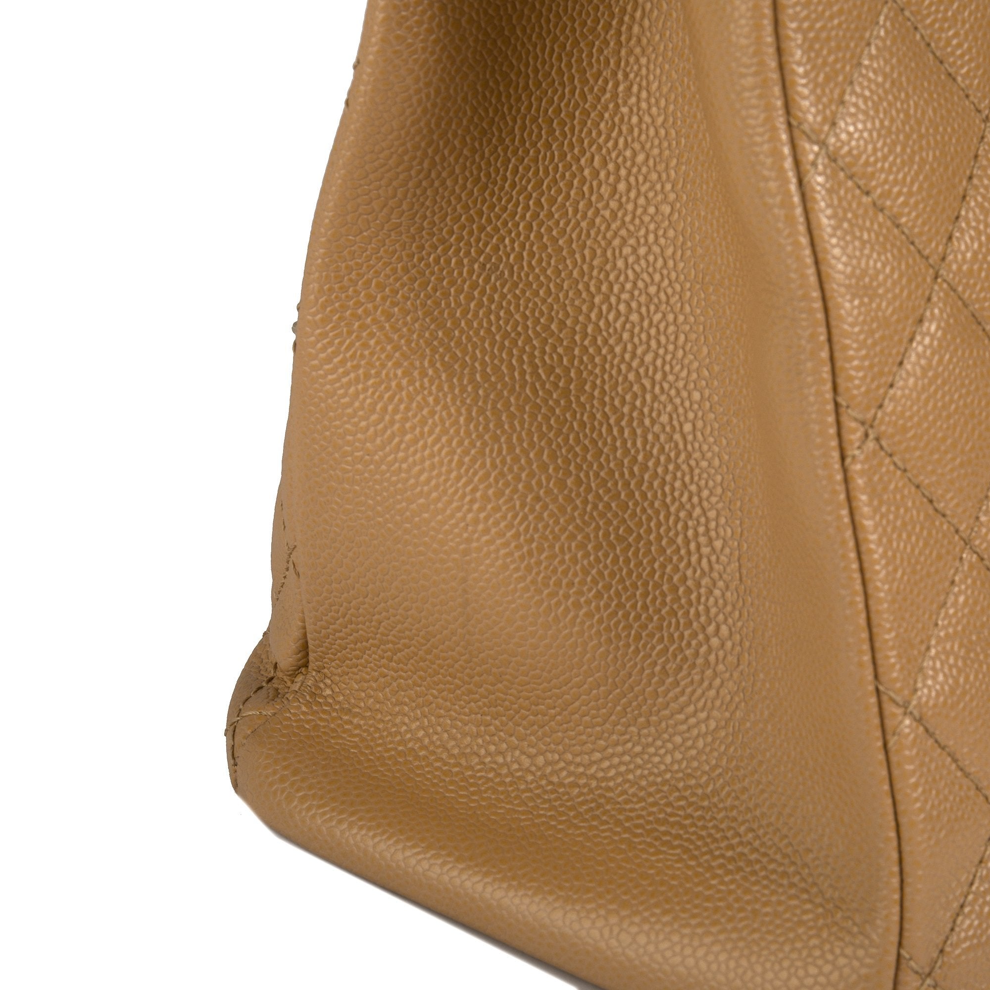Chanel Beige Caviar Leather Grand Shopping Tote (GST)