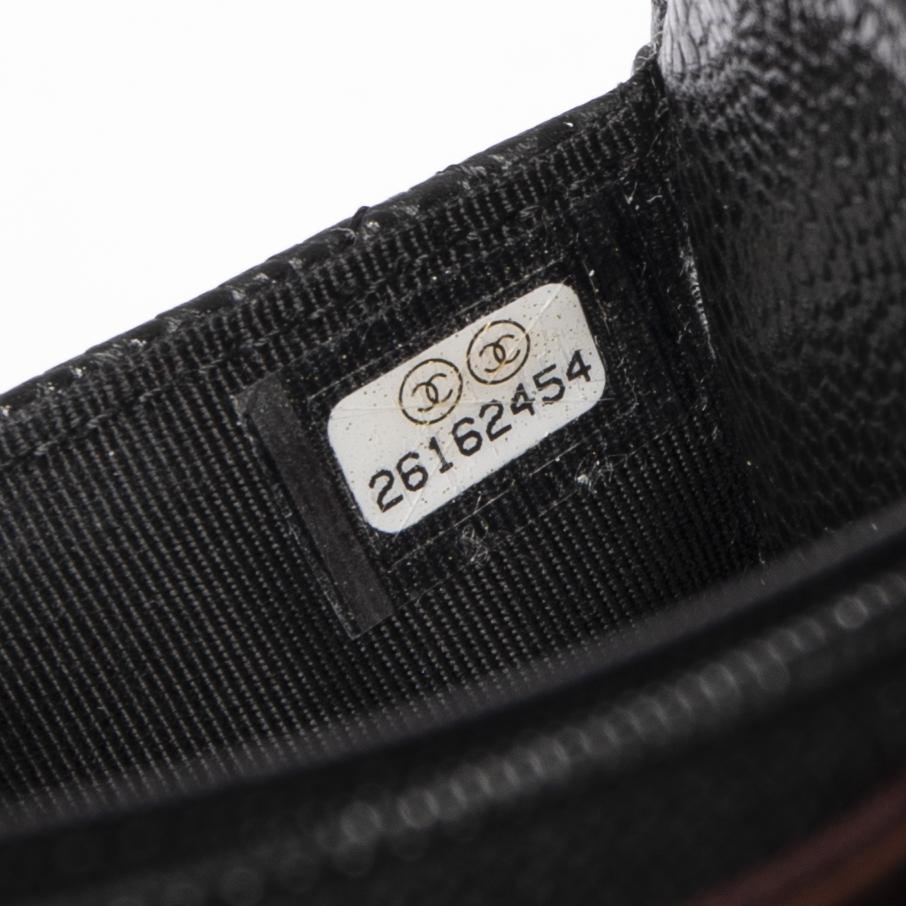 Chanel Black Caviar Classic Wallet on Chain