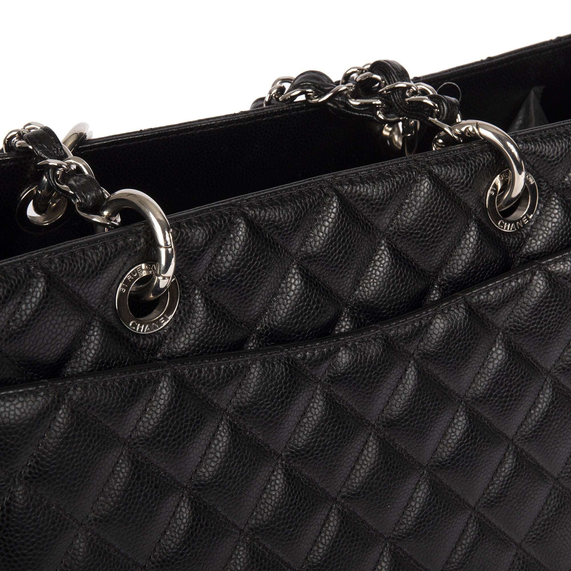 Chanel Black Caviar Leather XL Grand Shopping Tote (GST)