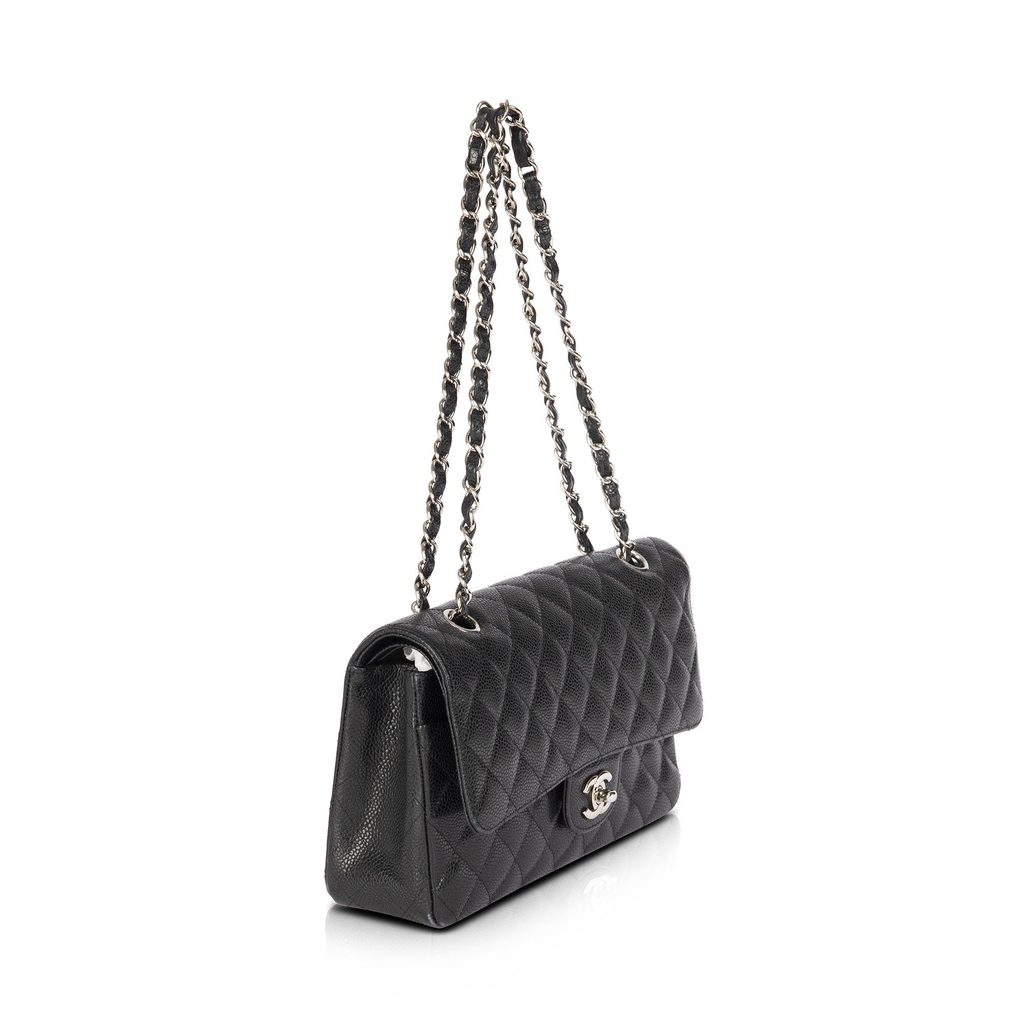 Chanel Black Caviar Medium Classic Double Flap Bag