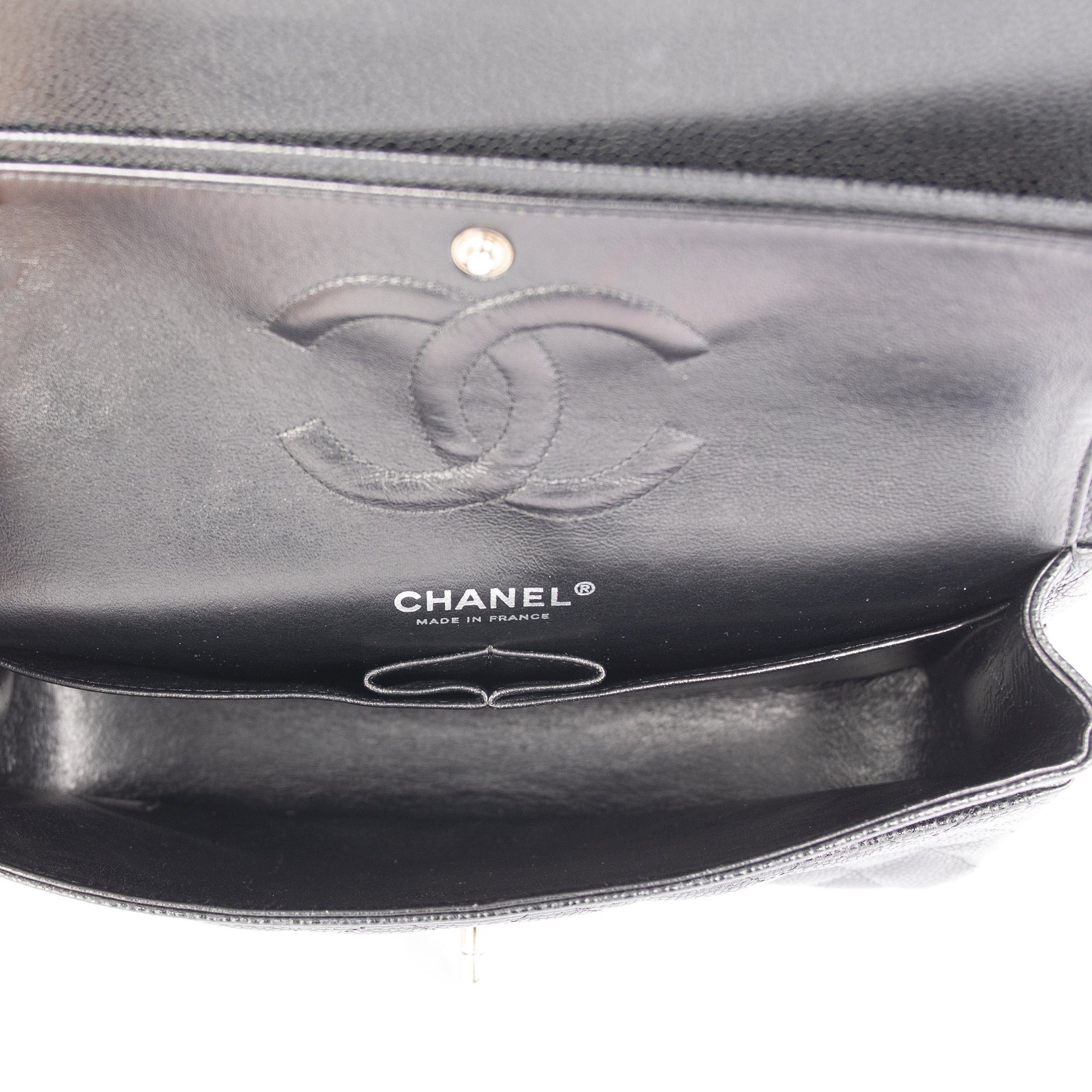 Chanel Black Caviar Medium Classic Double Flap Bag