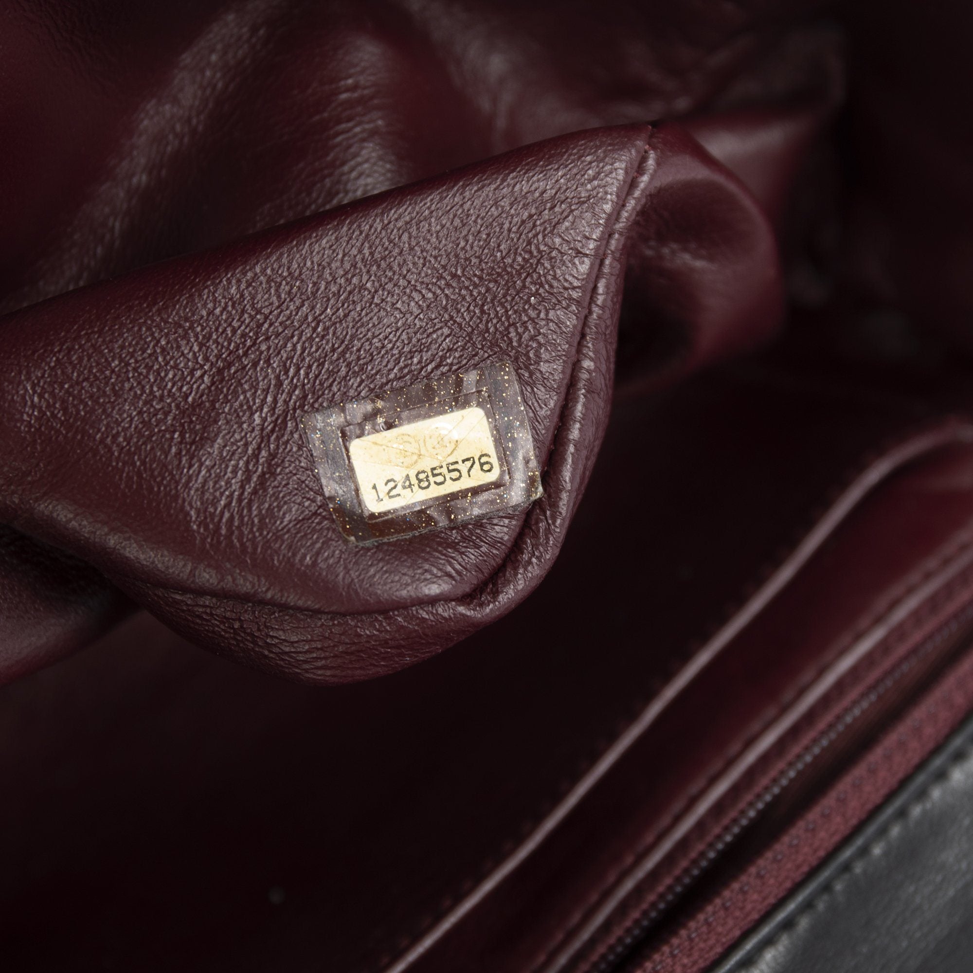 Chanel Black Lambskin Classic Jumbo Single Flap Bag w/ Box