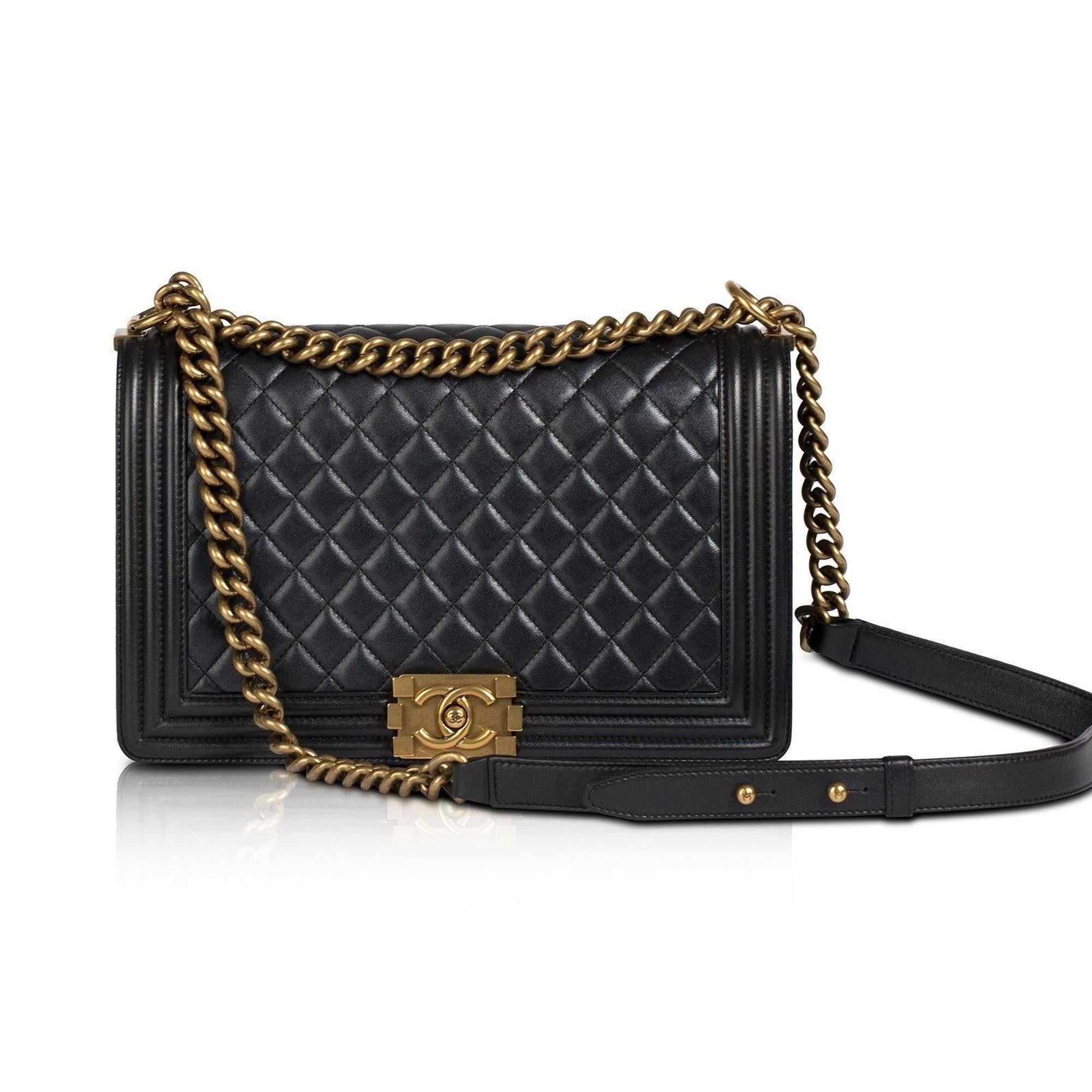 Chanel Black Large Boy Bag