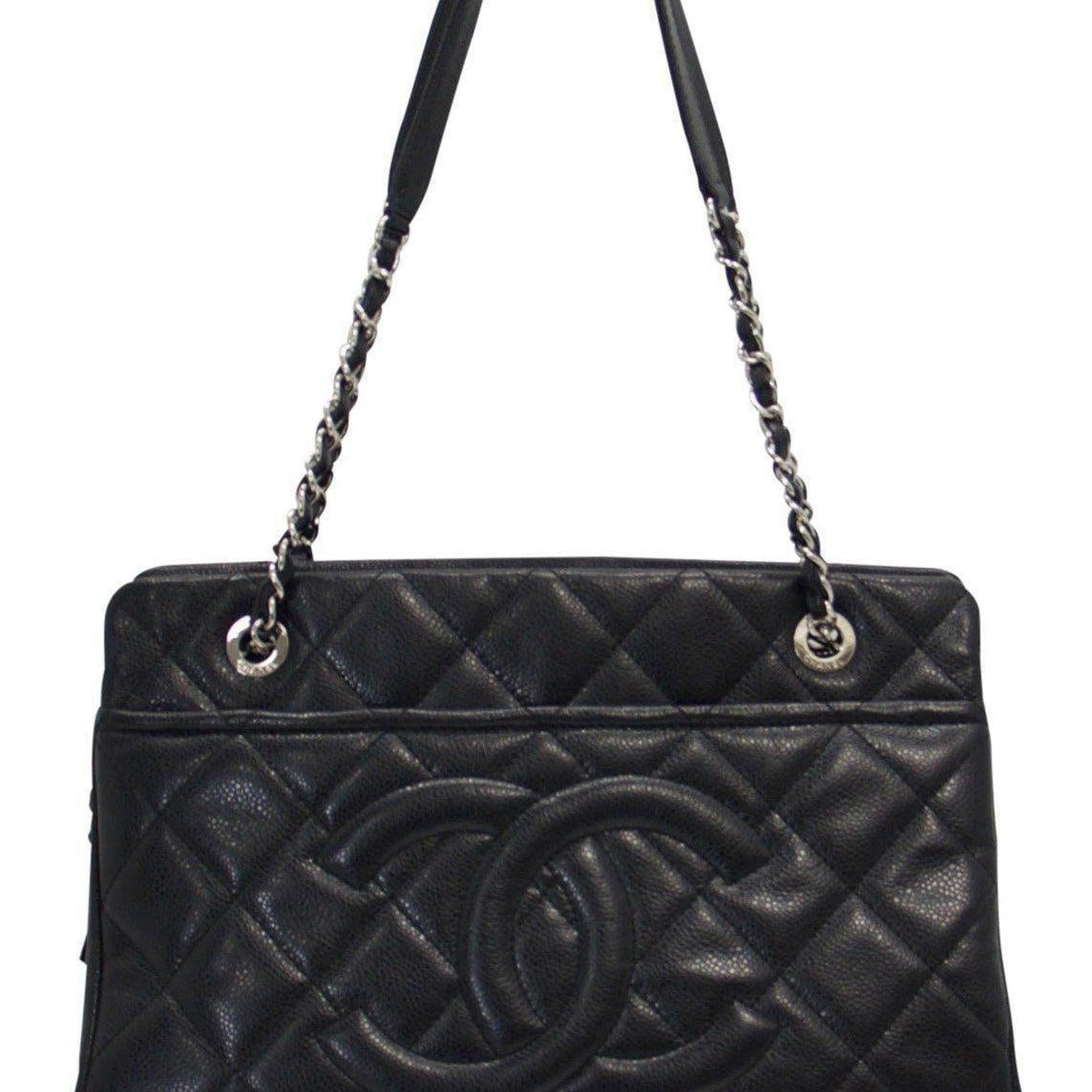 Chanel Caviar Timeless Soft Shopper Tote