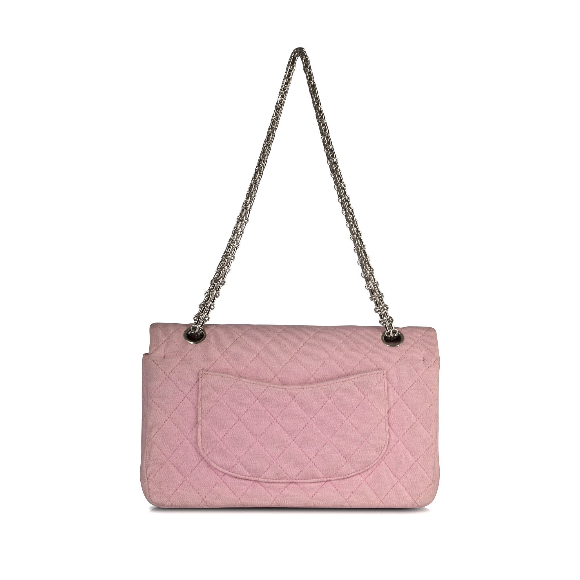 Chanel Classic Medium Jersey Double Flap Bag