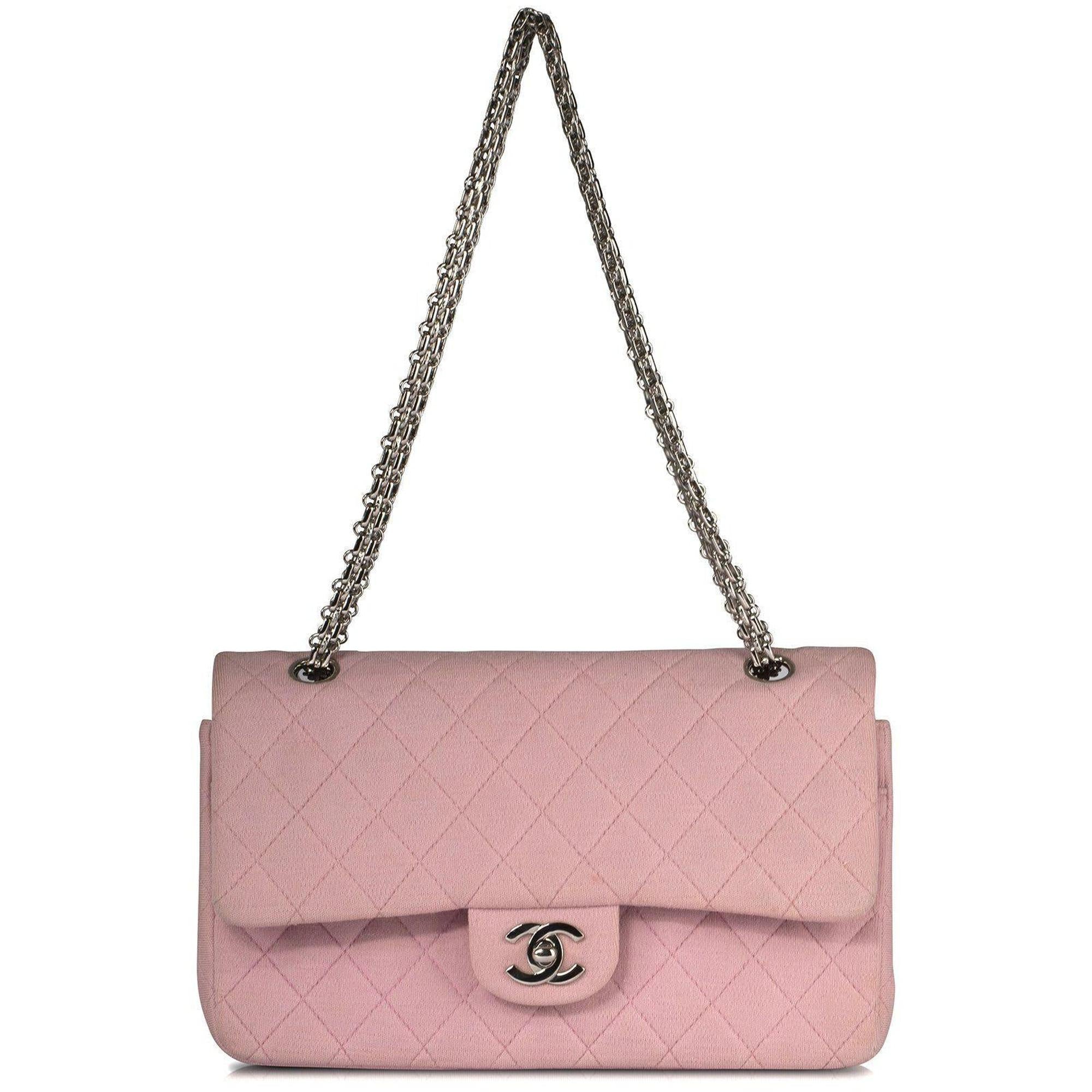 Chanel Classic Medium Jersey Double Flap Bag