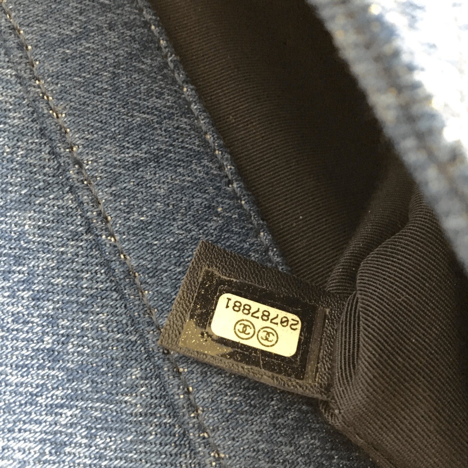 Chanel Denim Fringe CC Flap Bag