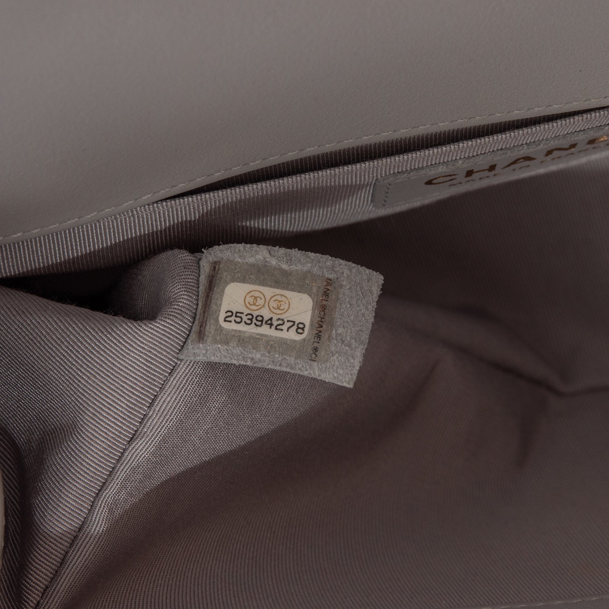 Chanel Grey Medium Boy Bag