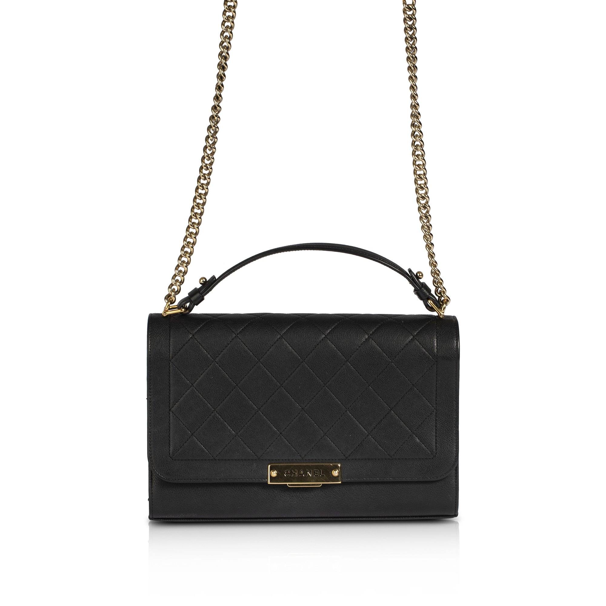 Chanel Label Click Large Flap Bag