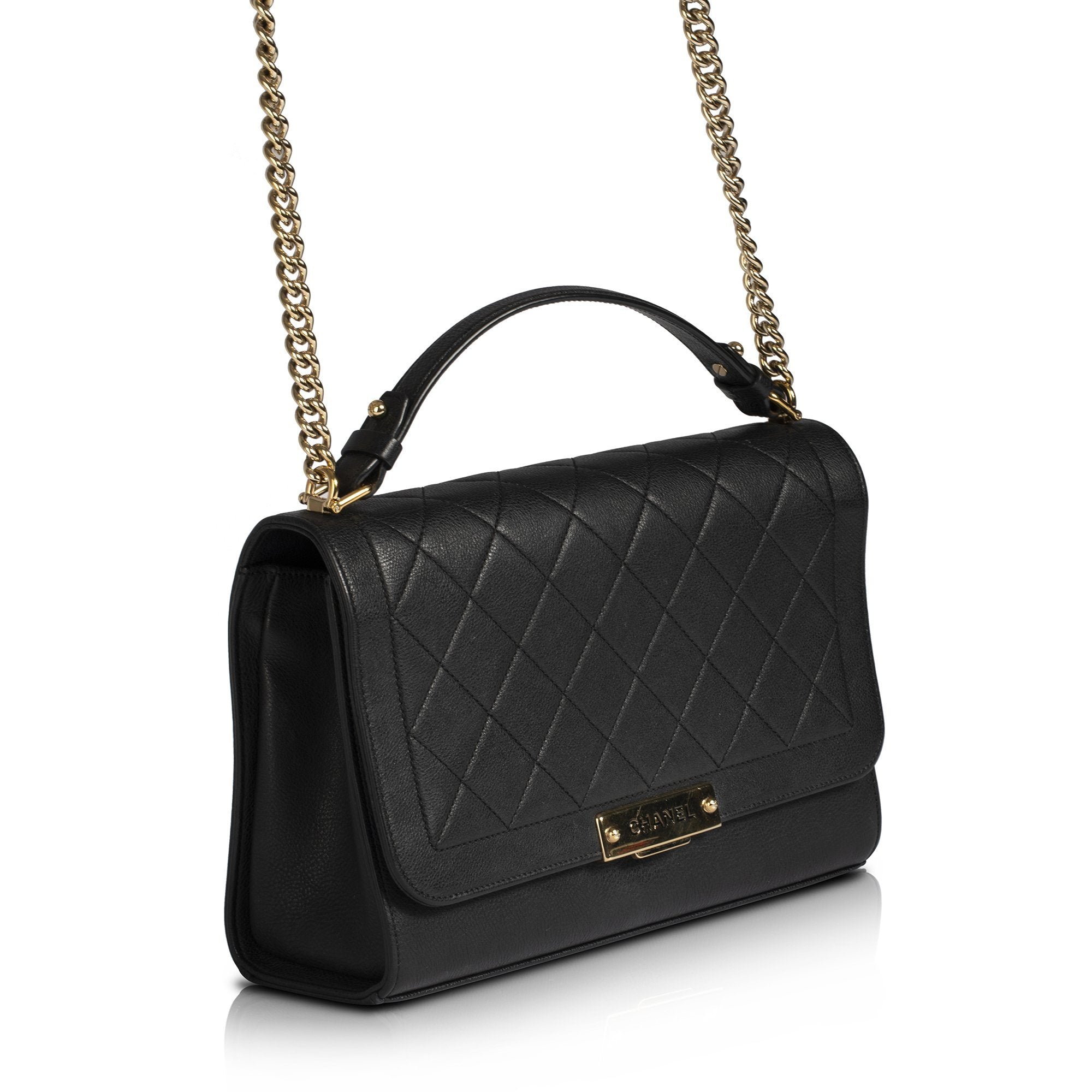 Chanel Label Click Large Flap Bag