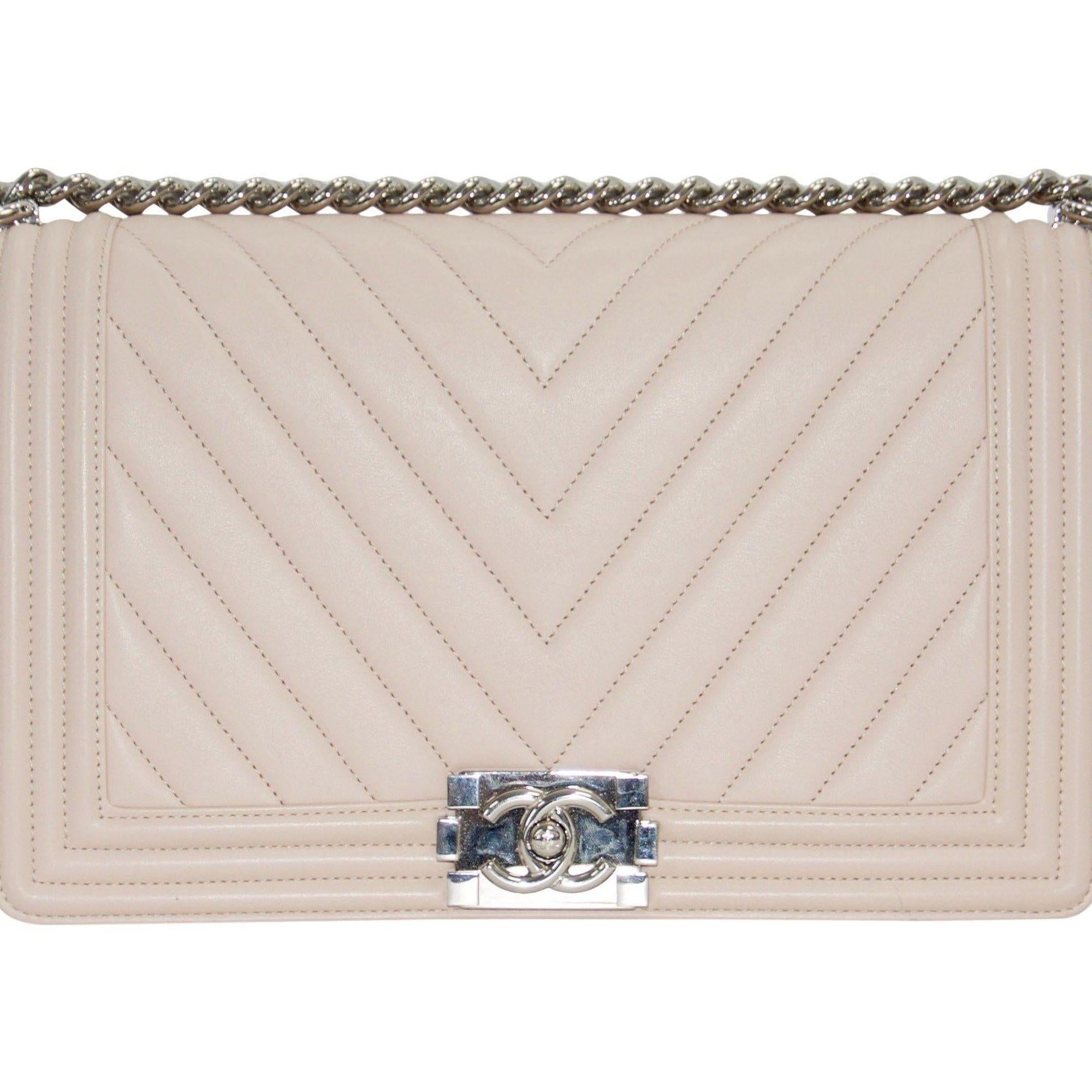 Chanel Medium Plus Chevron Boy Bag