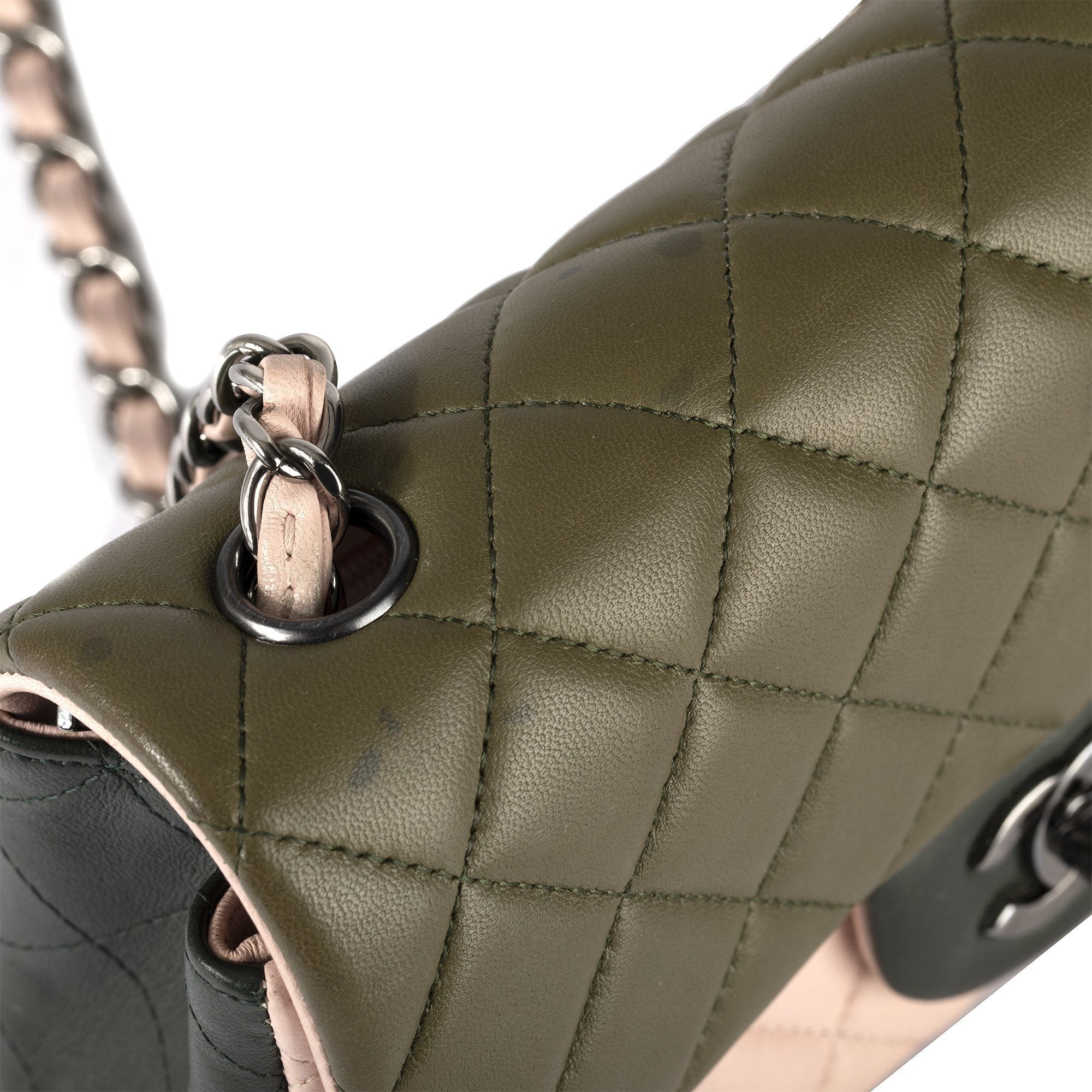 Chanel Tricolour Classic Mini Single Flap Bag