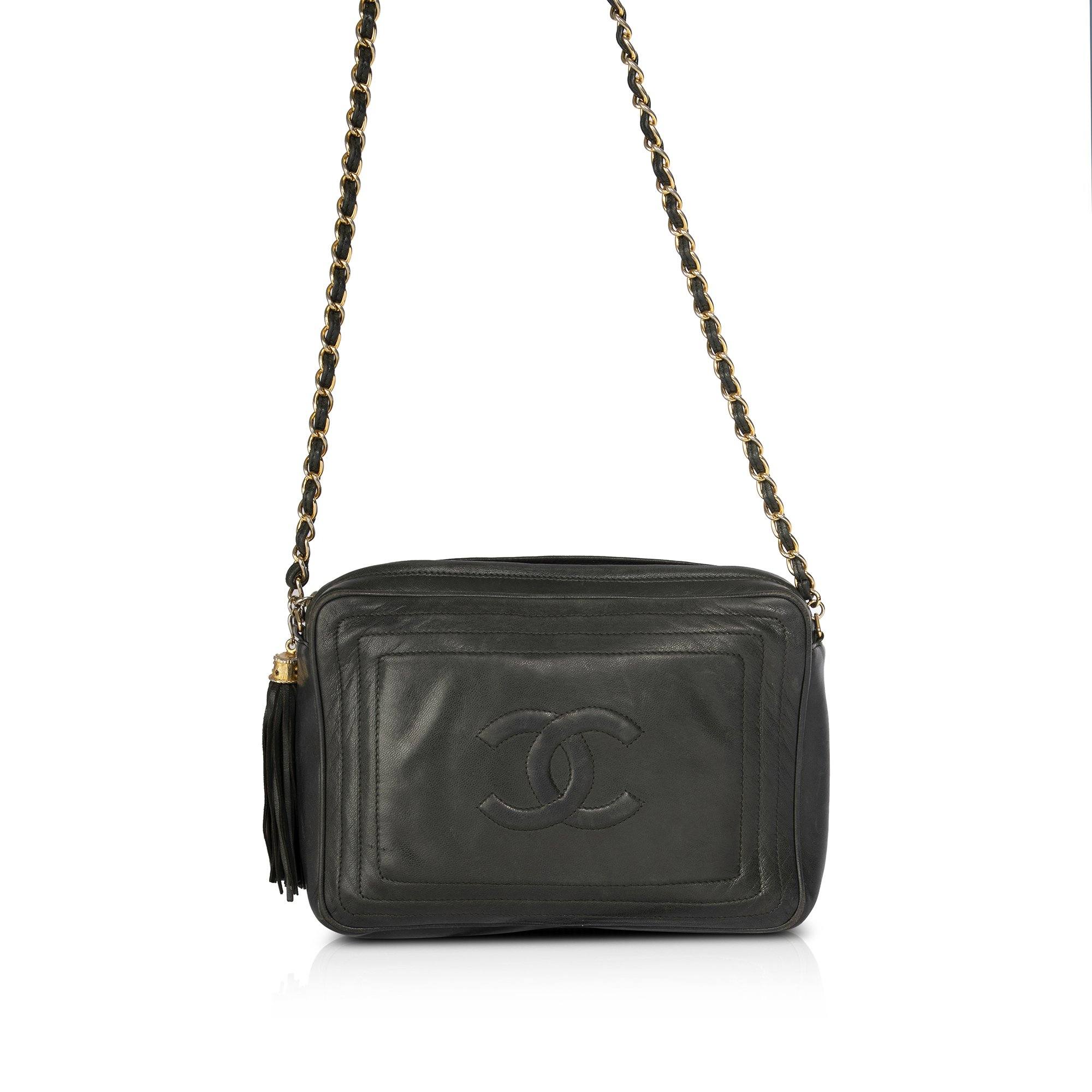 Chanel Vintage CC Tassel Camera Bag