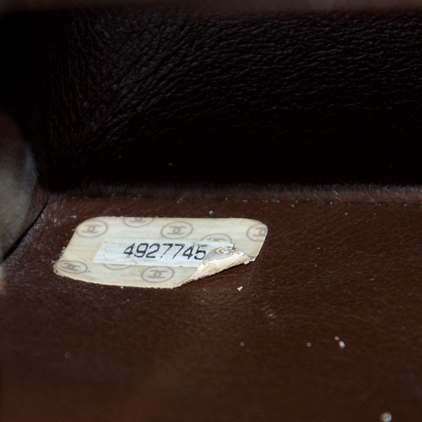 Chanel Vintage Chocolate Brown Lambskin Classic Mini Square Flap Bag