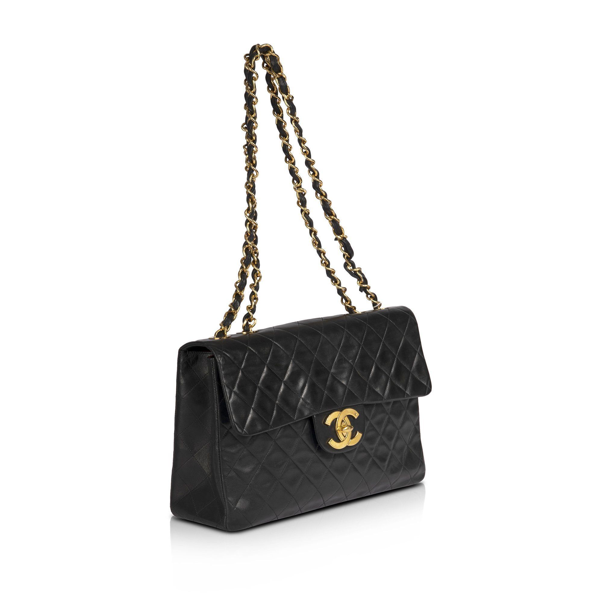 Chanel Vintage Classic Maxi Single Flap Bag