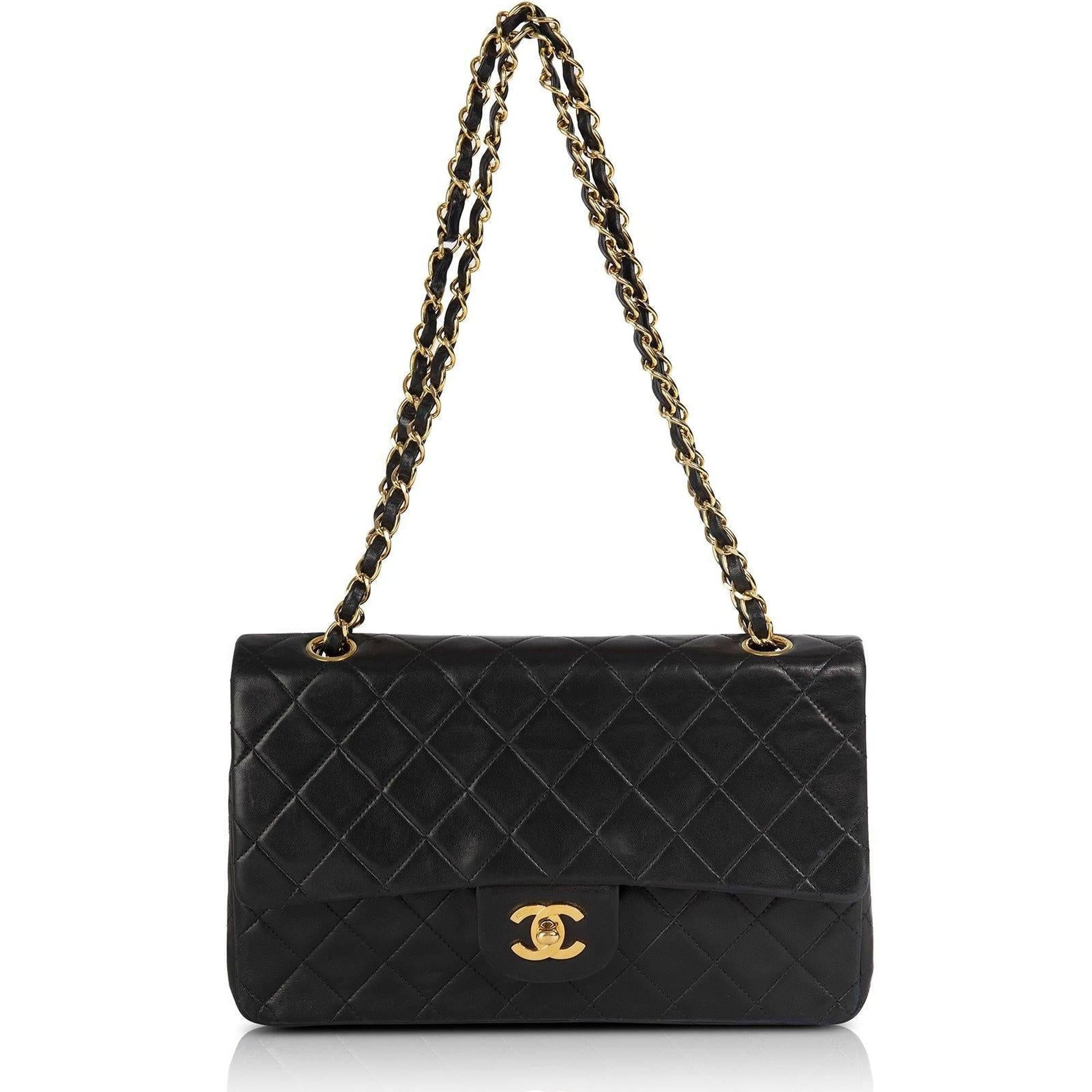 Chanel Vintage Classic Medium Double Flap Bag – OLIVER'S