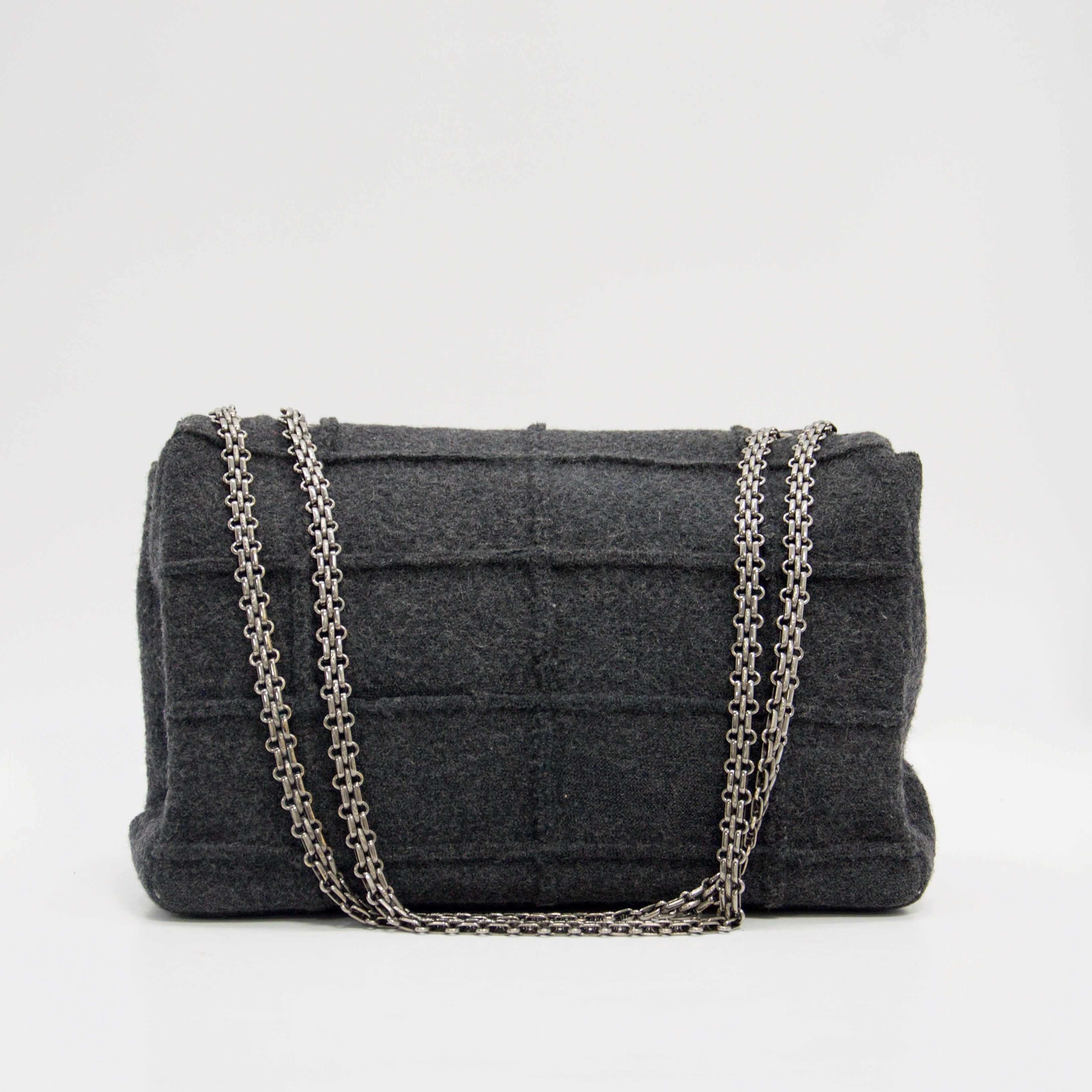 Chanel Wool Reissue Jumbo Flap Bag