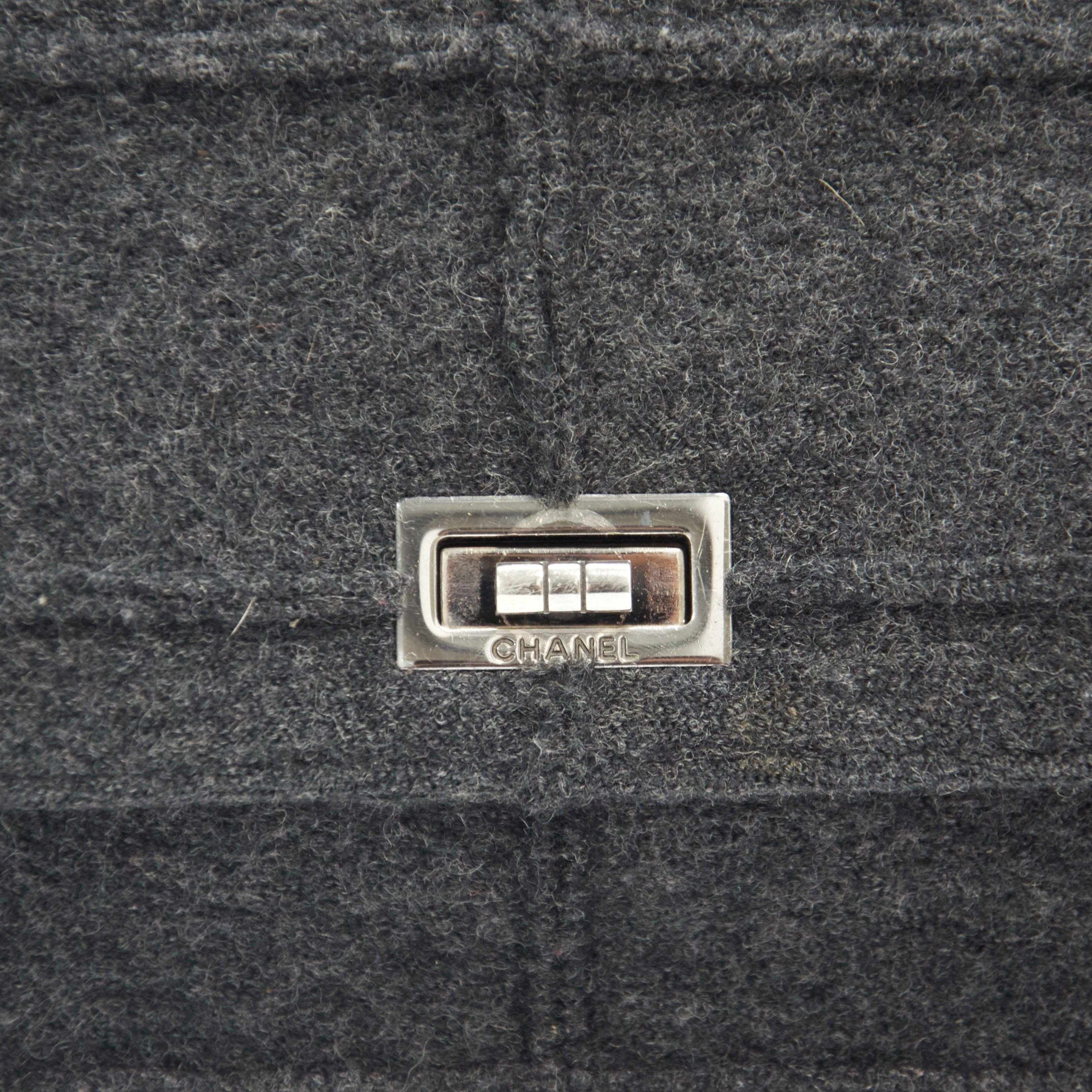 Chanel Wool Reissue Jumbo Flap Bag