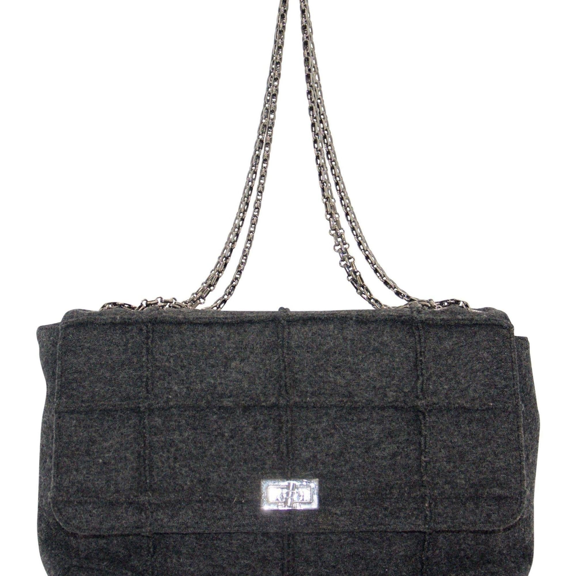 Chanel Wool Reissue Jumbo Flap Bag