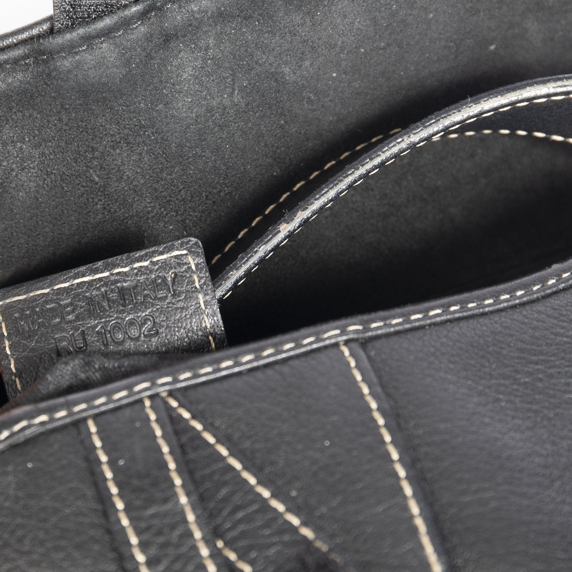 Christian Dior Vintage Leather Saddle Bag – OLIVER'S