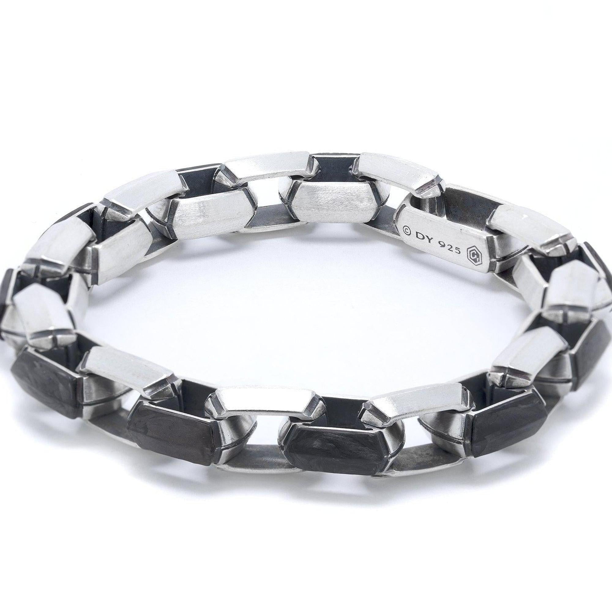 David Yurman Forged Carbon Link Bracelet