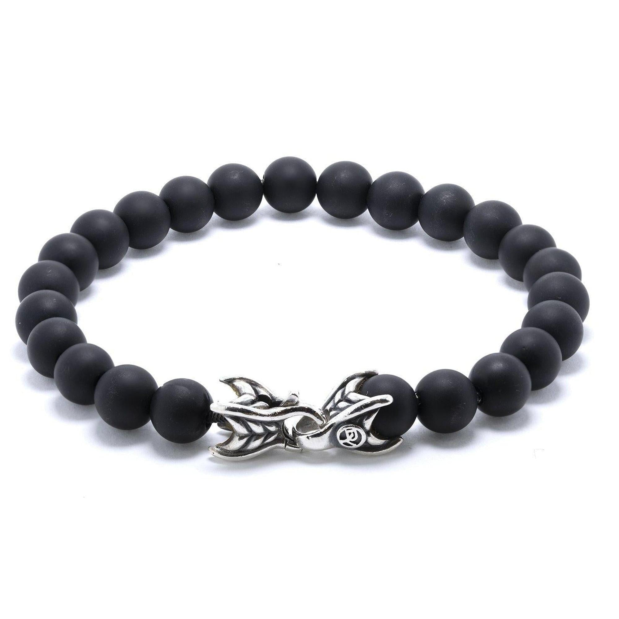 David Yurman Spiritual Beads Bracelet with Black Onyx